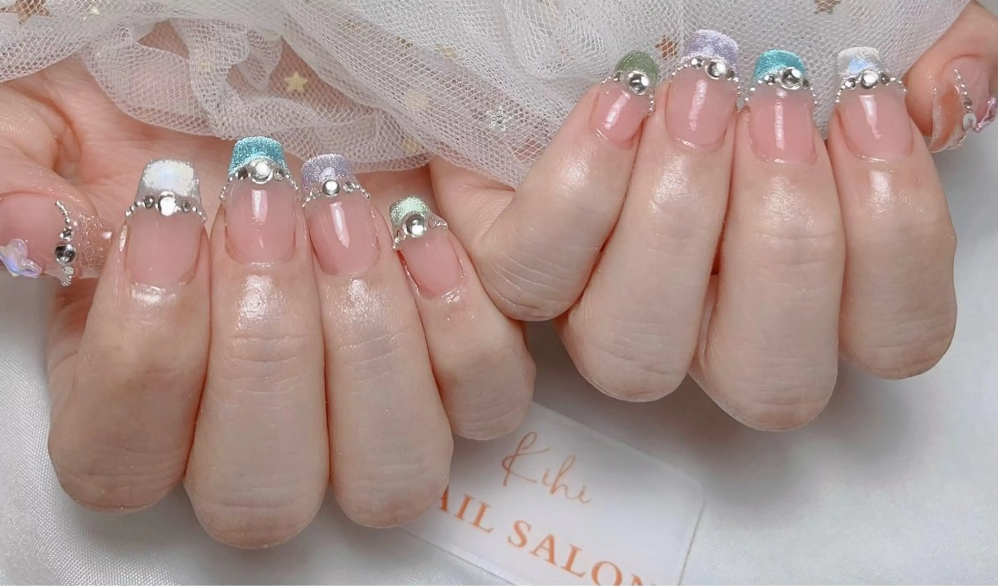 ネイル 持ち込み スカルプネイル 福島 みきのネイルデザイン