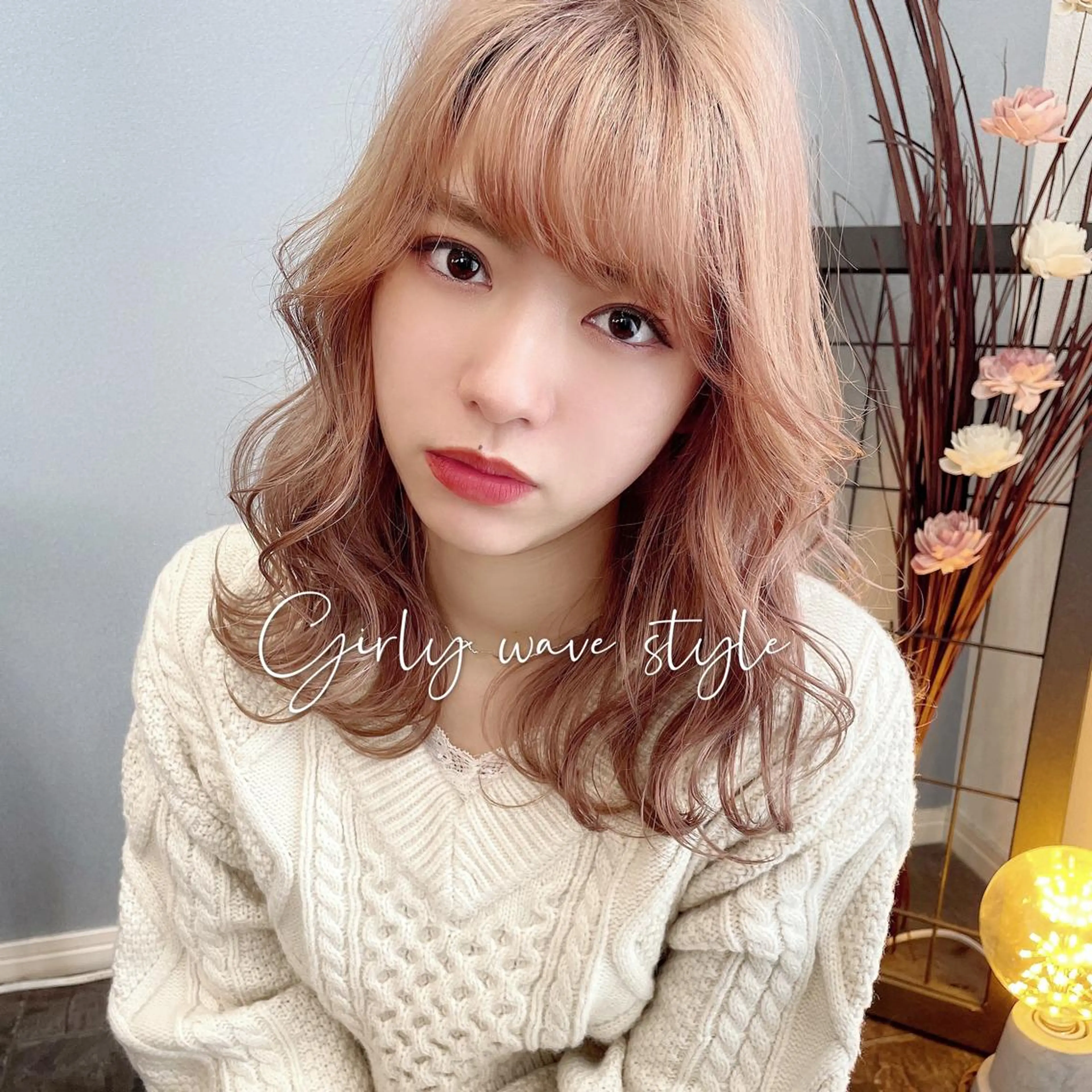 ミディアム カラー ベージュカラー ブリーチ ピンクカラー ピンクベージュ シアーピンク ヘアカラー トリートメント 【 DIPTH 】 代表コウキ🥇のヘアスタイル