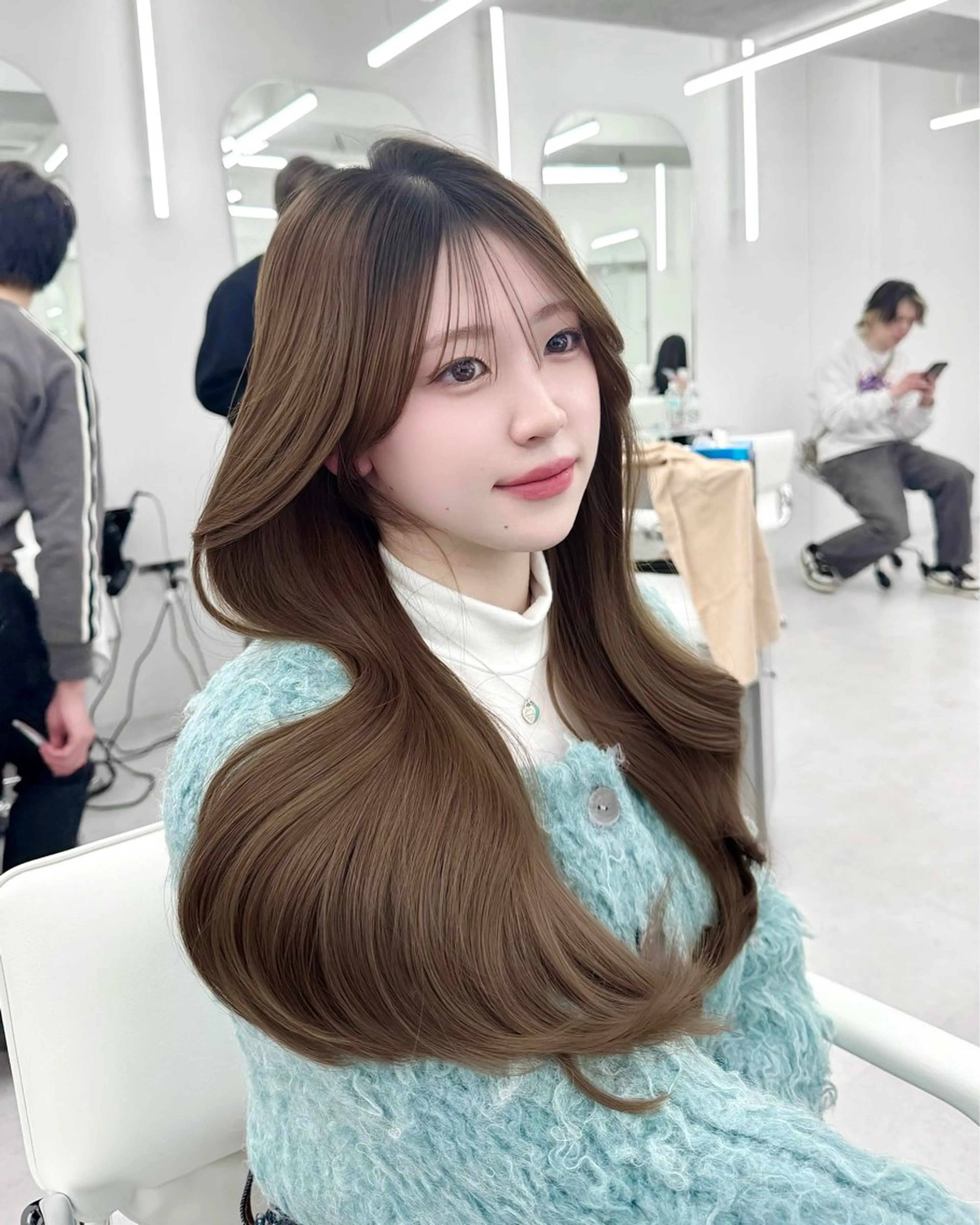 ロング 韓国ヘア　紗希 🦋のヘアスタイル