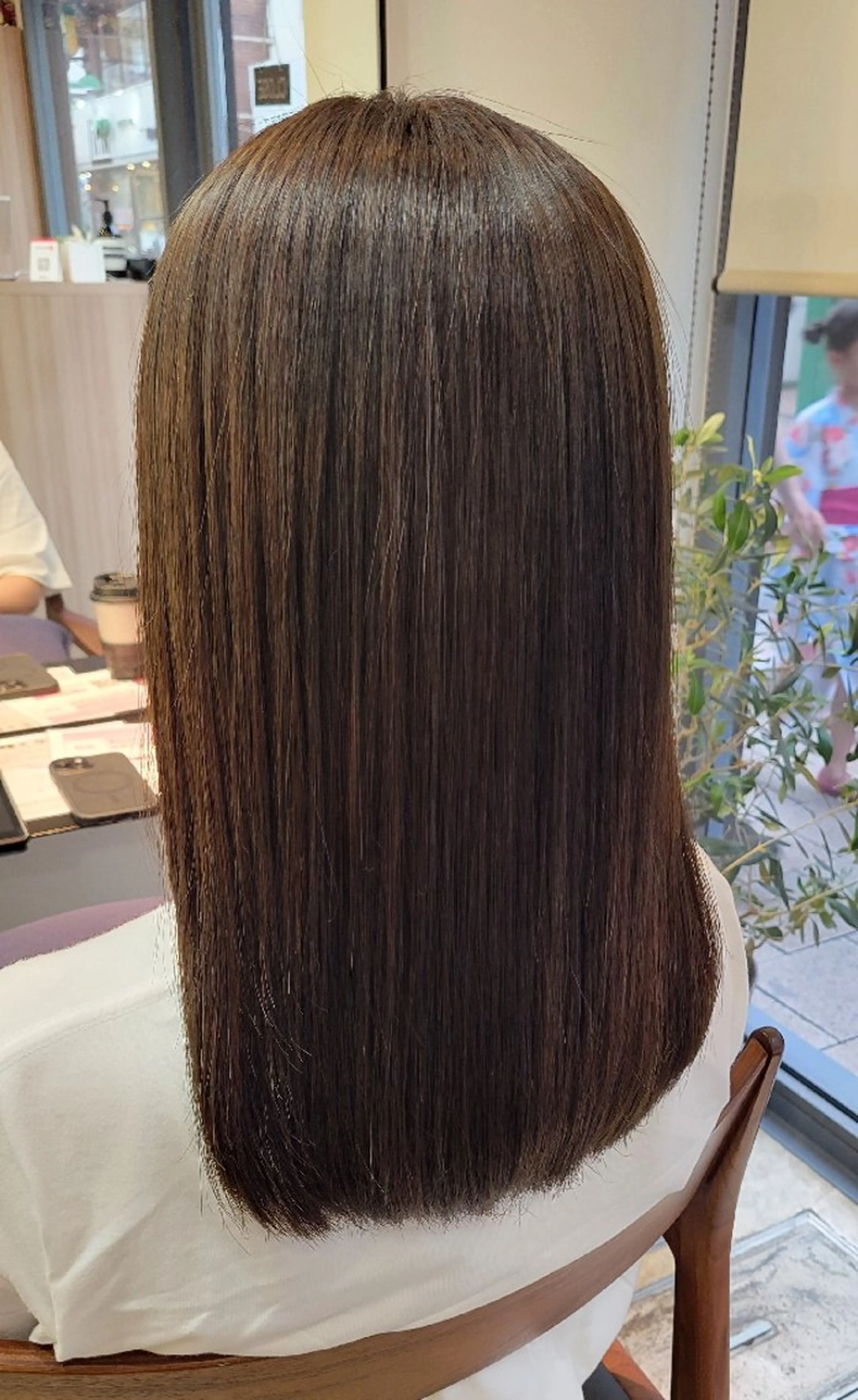 ミディアム カット ヘアカラー トリートメント 野村 果音(カノン)のヘアスタイル