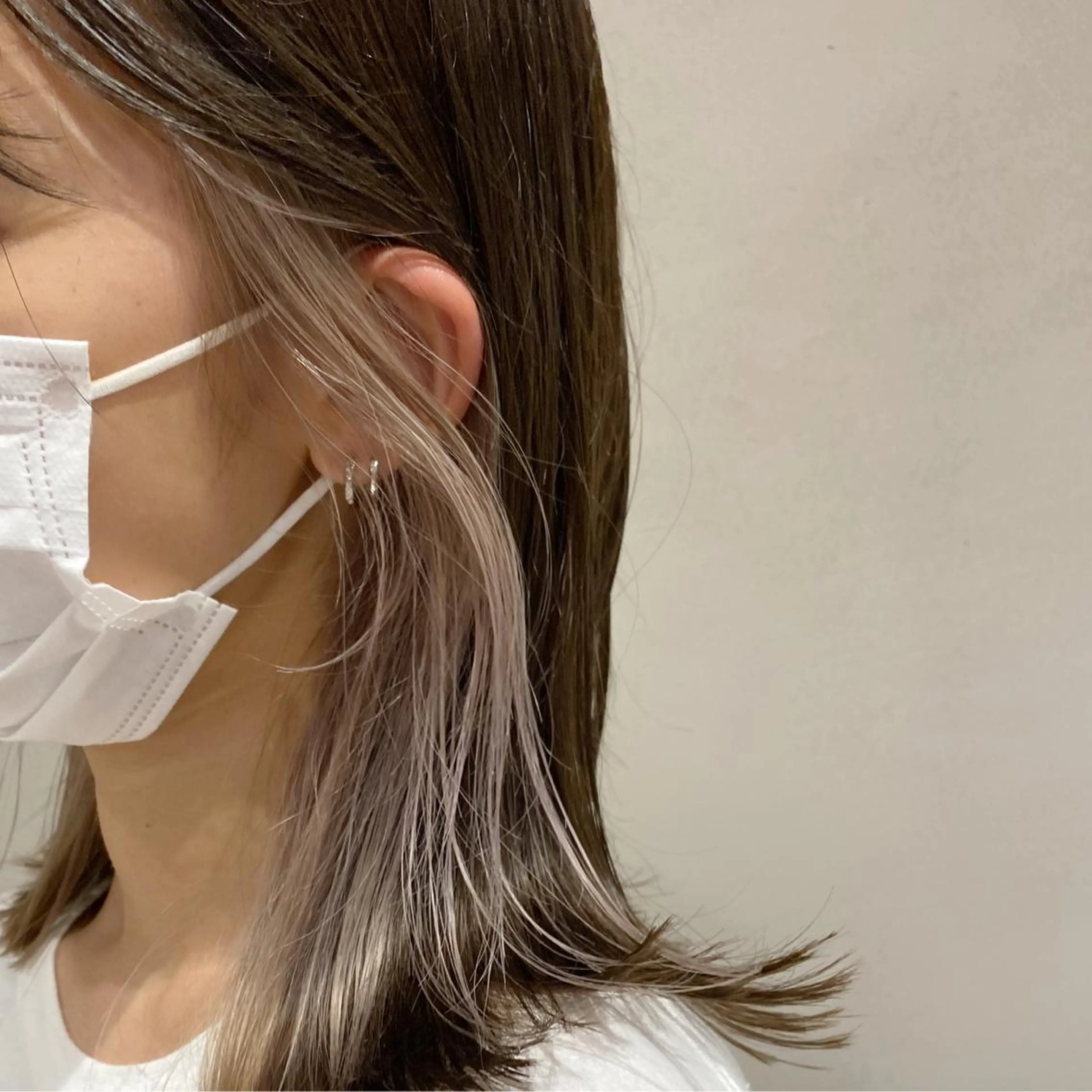 カット＋インナーブリーチ＋インナーカラー(全体カラー込)+クイックTRの写真