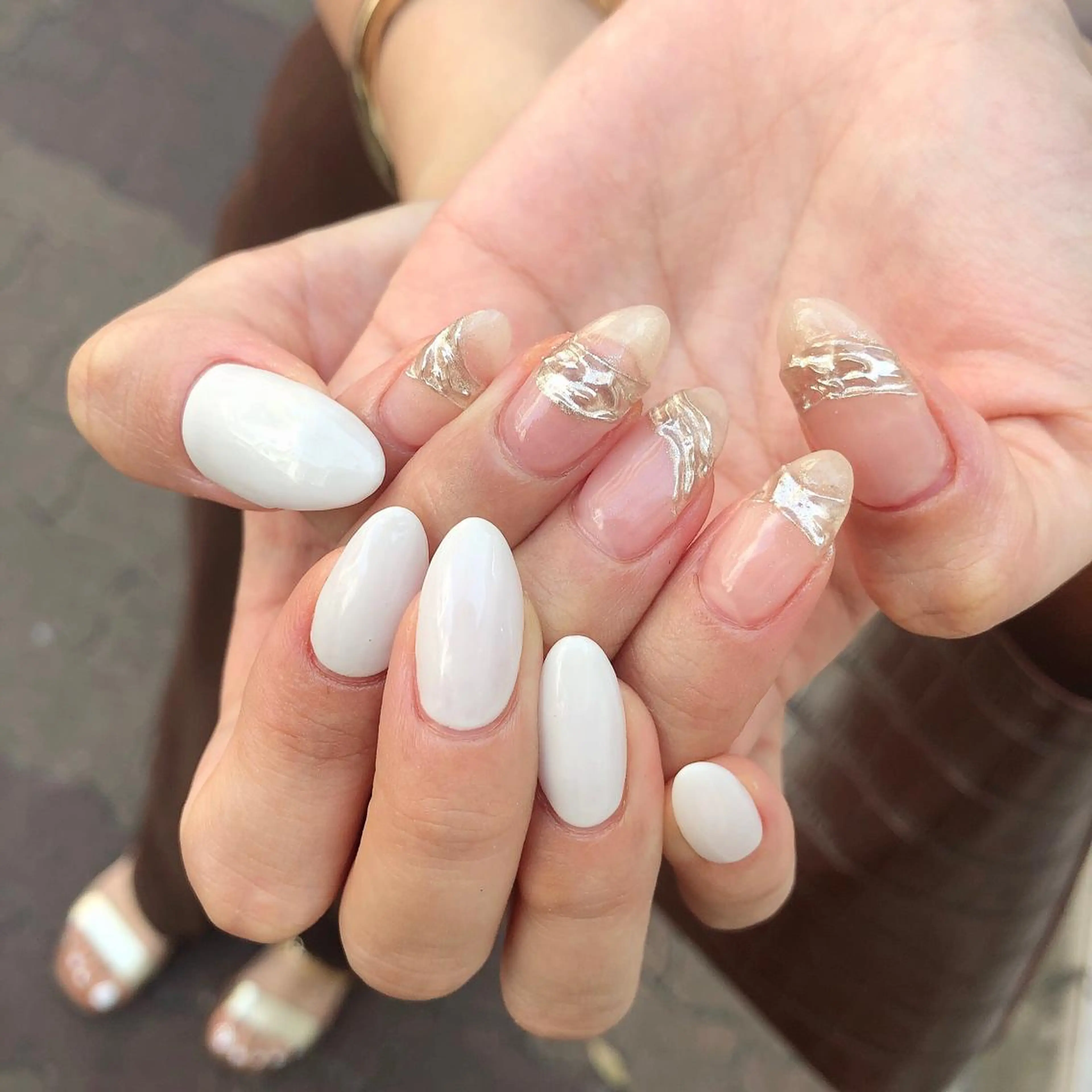 ロング カラー ヘアアレンジ キッズ ネイル マツエク・マツパ 福田 加奈のネイルデザイン