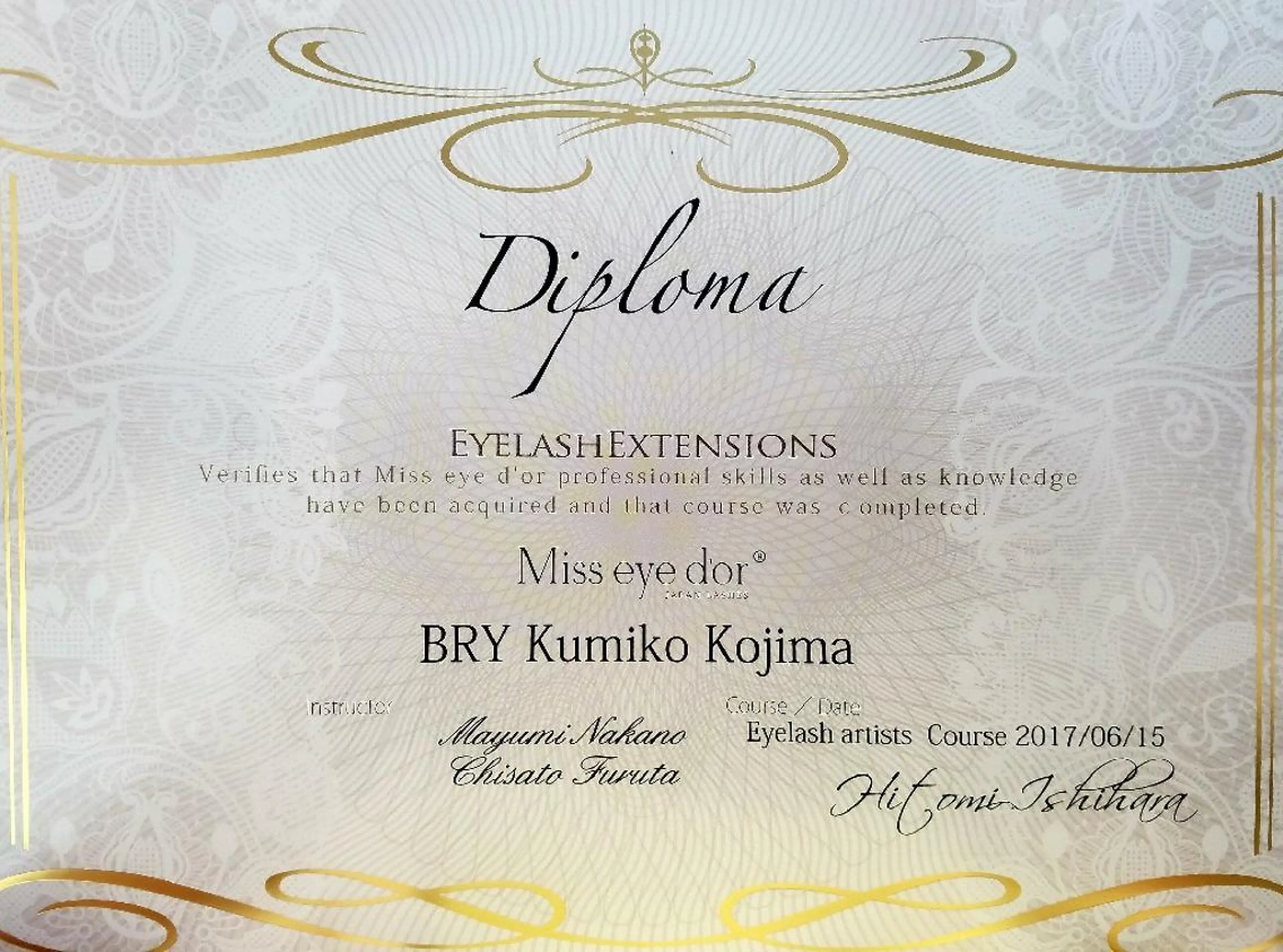 マツエク・マツパ Hair＆beauty BRY所属・hair& beauty BRYのマツエク・マツパデザイン