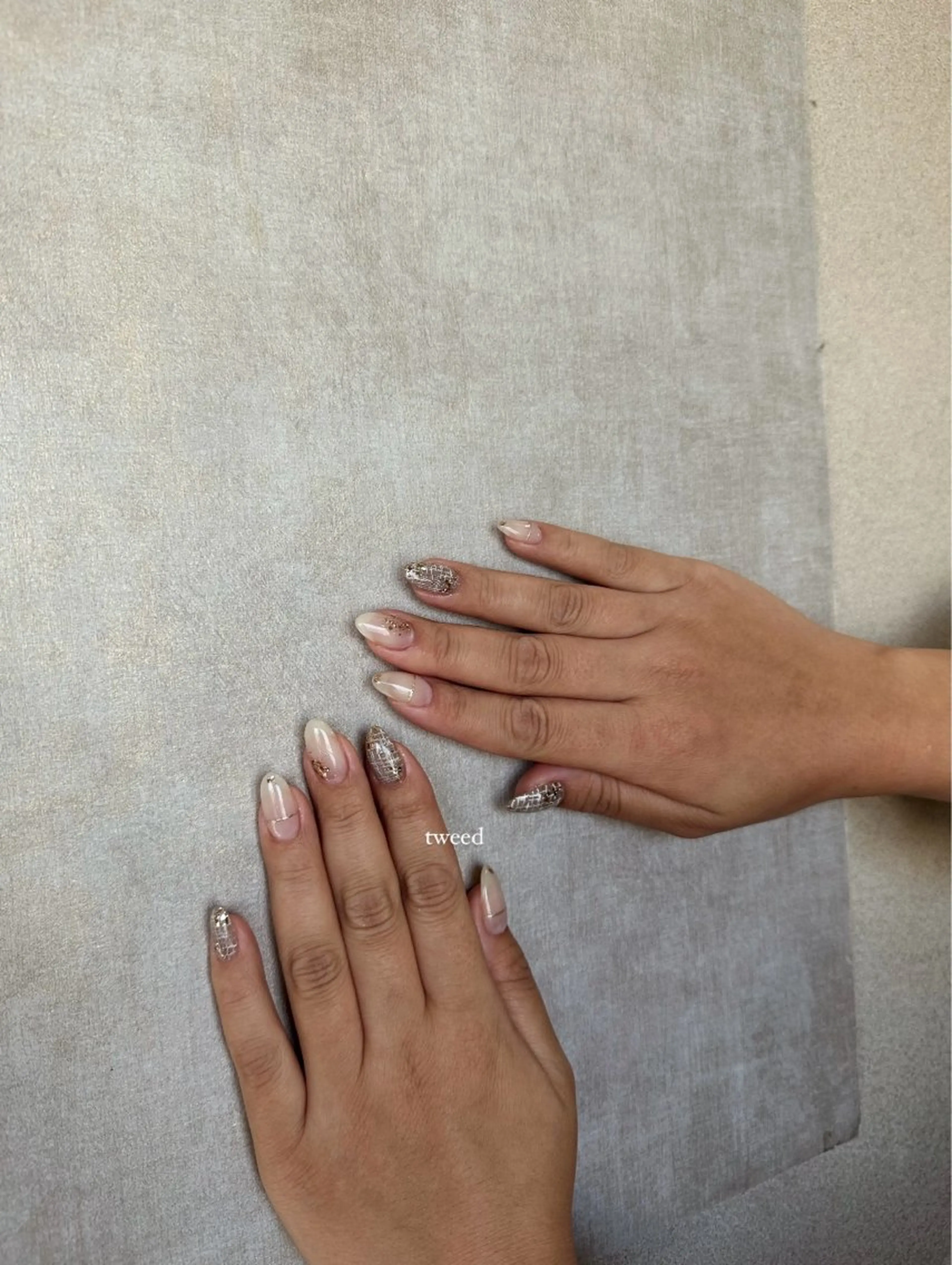 ネイル 冬ネイル atelier design Amiのネイルデザイン