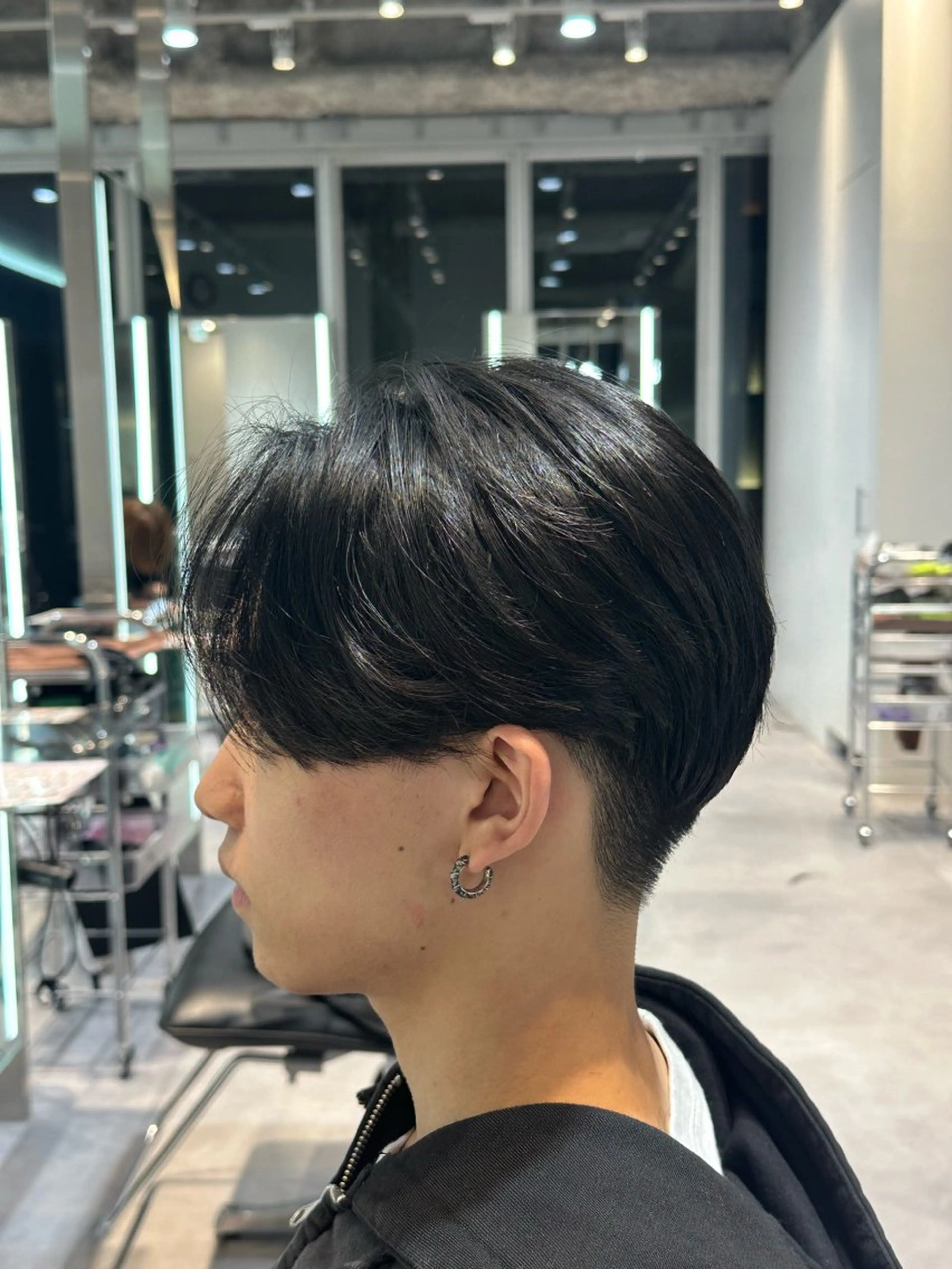 ショート 縮毛矯正 RETOUCH by fifth GINZA所属・似合わせパーマ🔥 河浪  大智のヘアスタイル