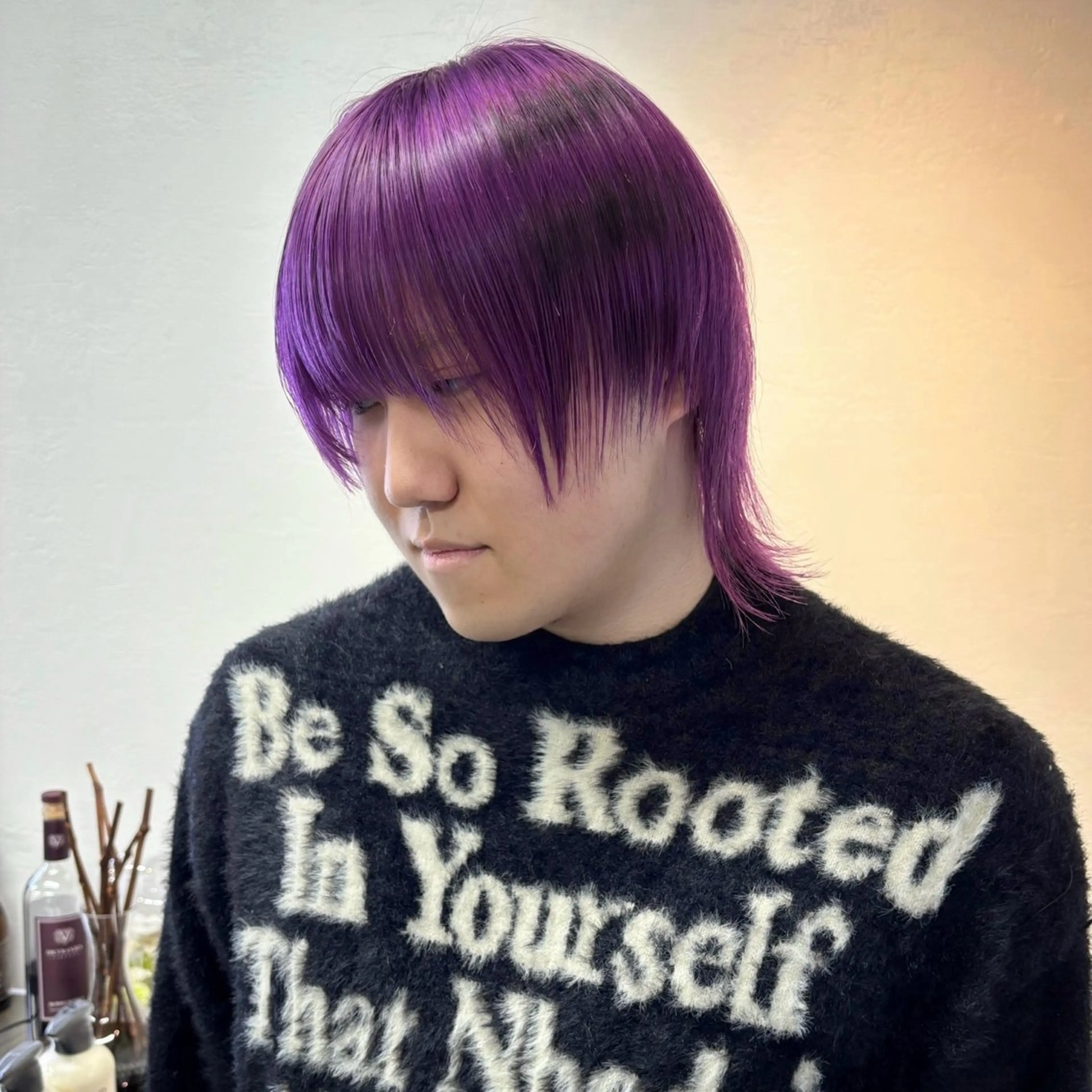 カラー メンズ メイ ☪️のヘアスタイル