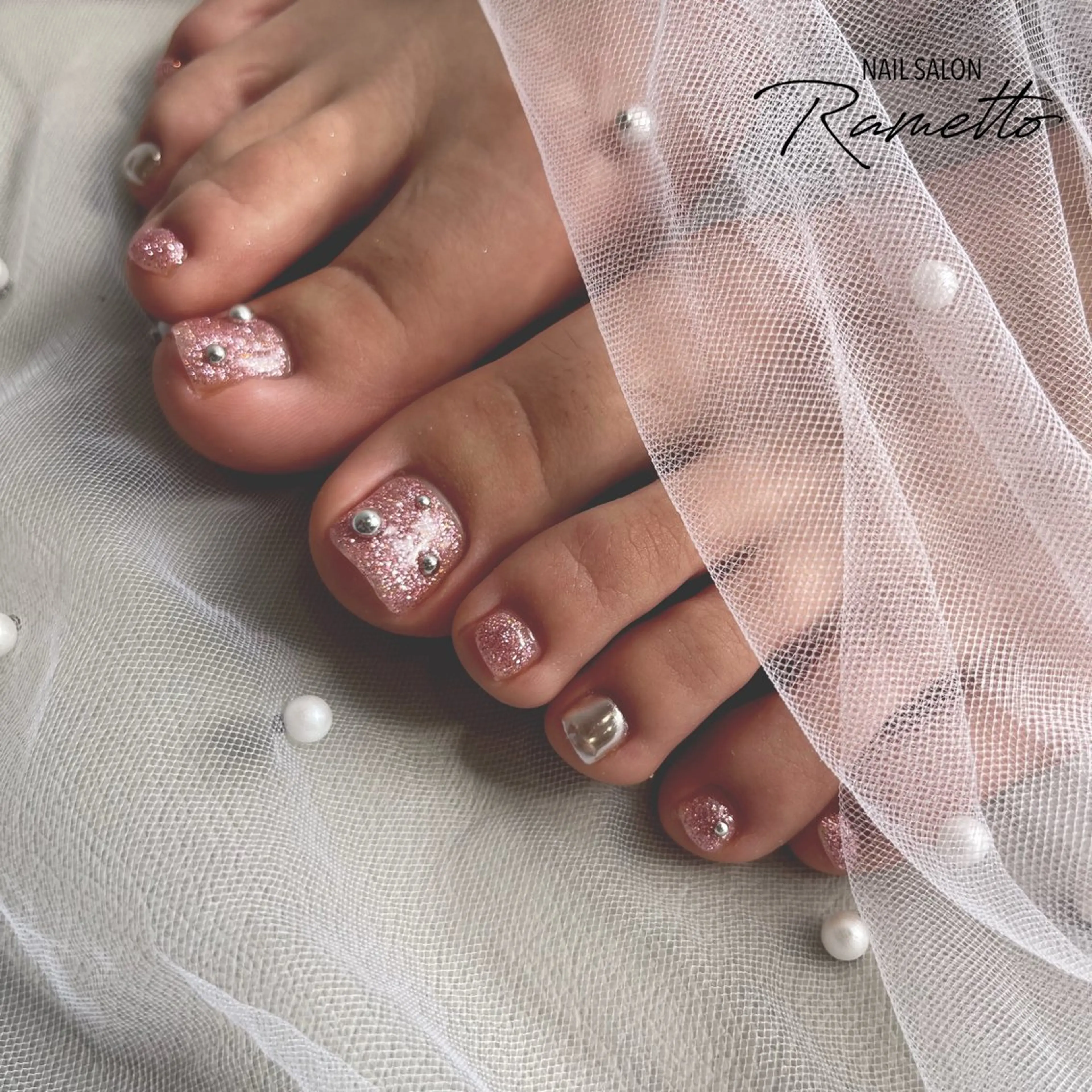 ネイル フットネイル NAILSALON Ramettoのネイルデザイン