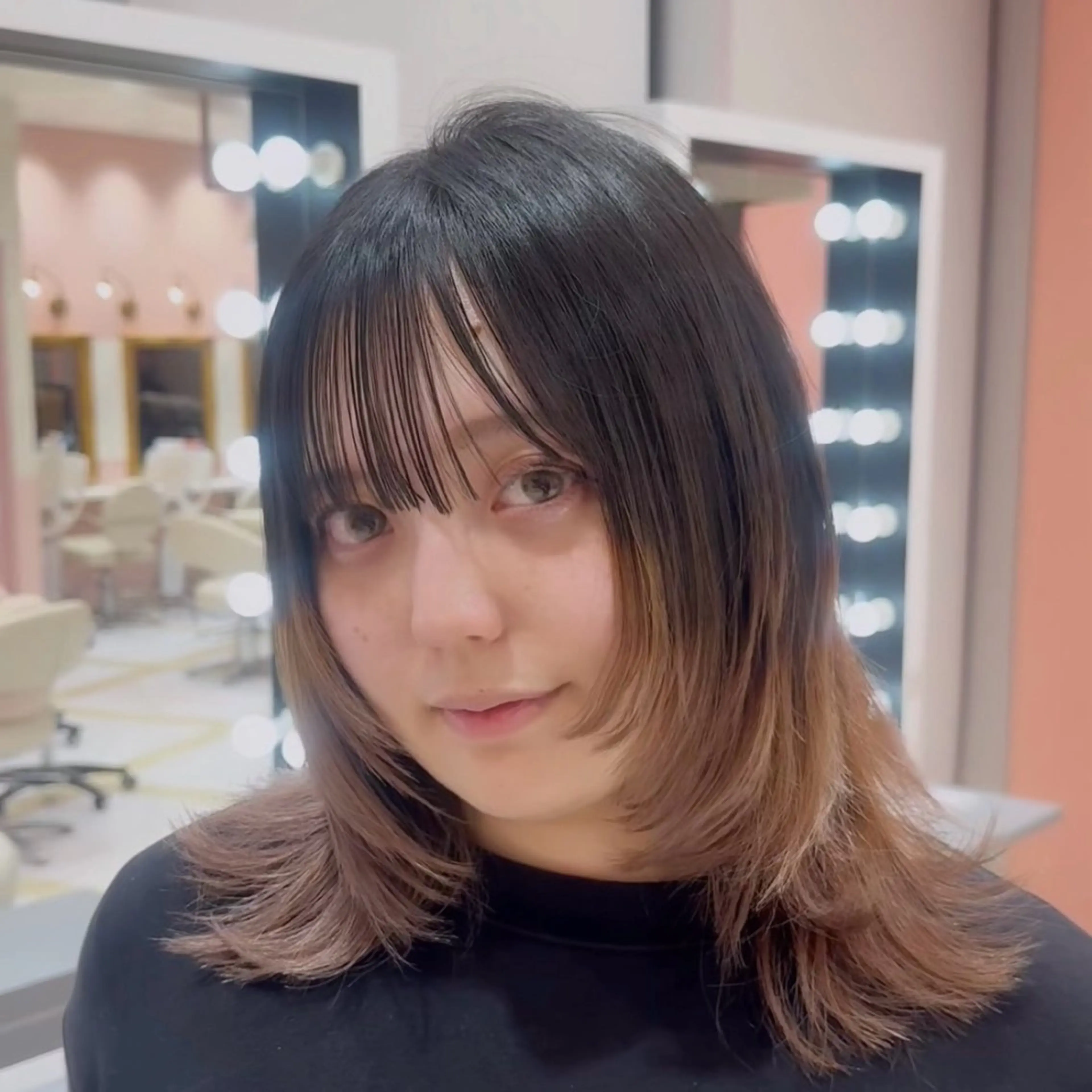 ミディアム カット ヘアカラー LUPI by Lee/fuukaのヘアスタイル