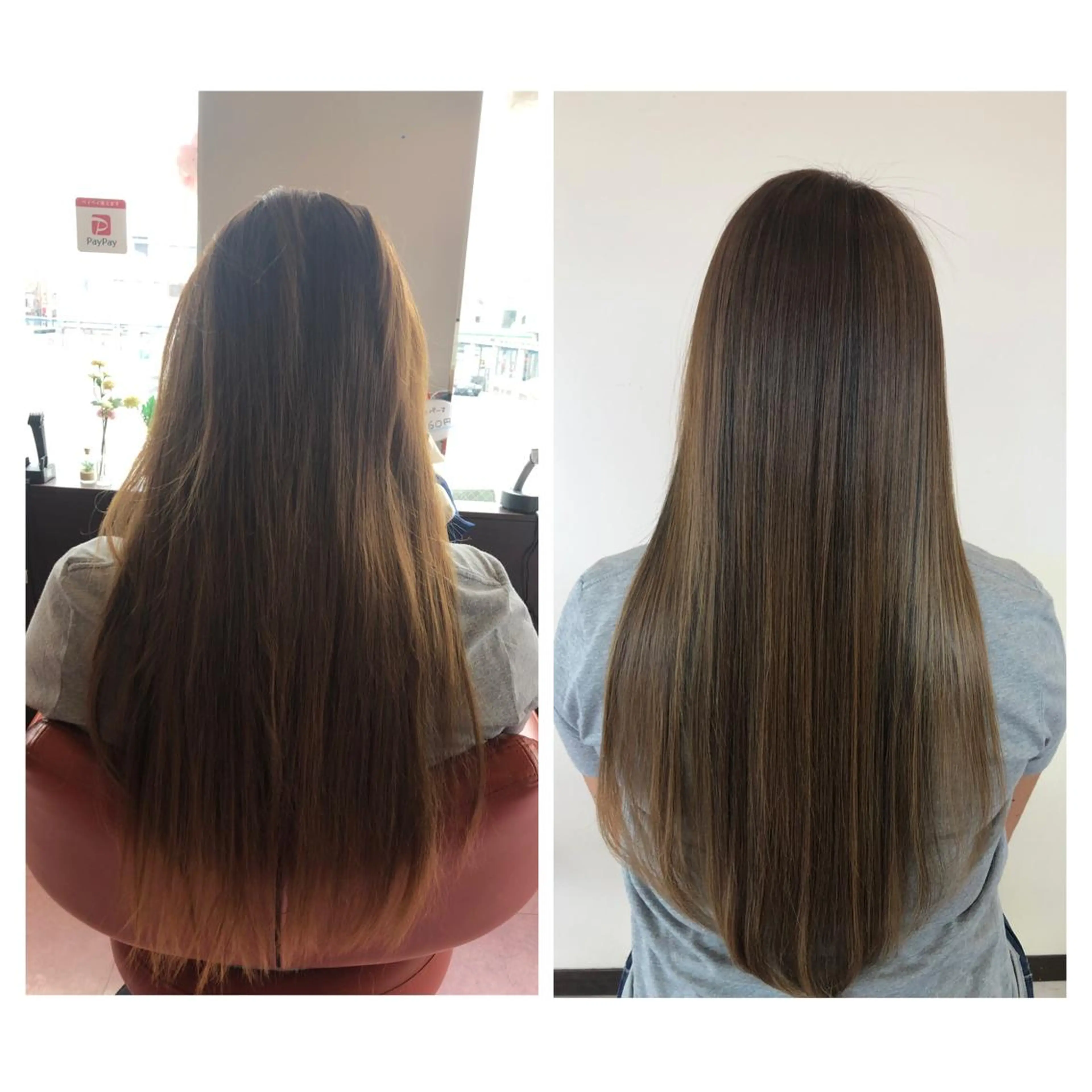 ロング 縮毛矯正 トリートメント カット トリートメント やまぐち まりんのヘアスタイル