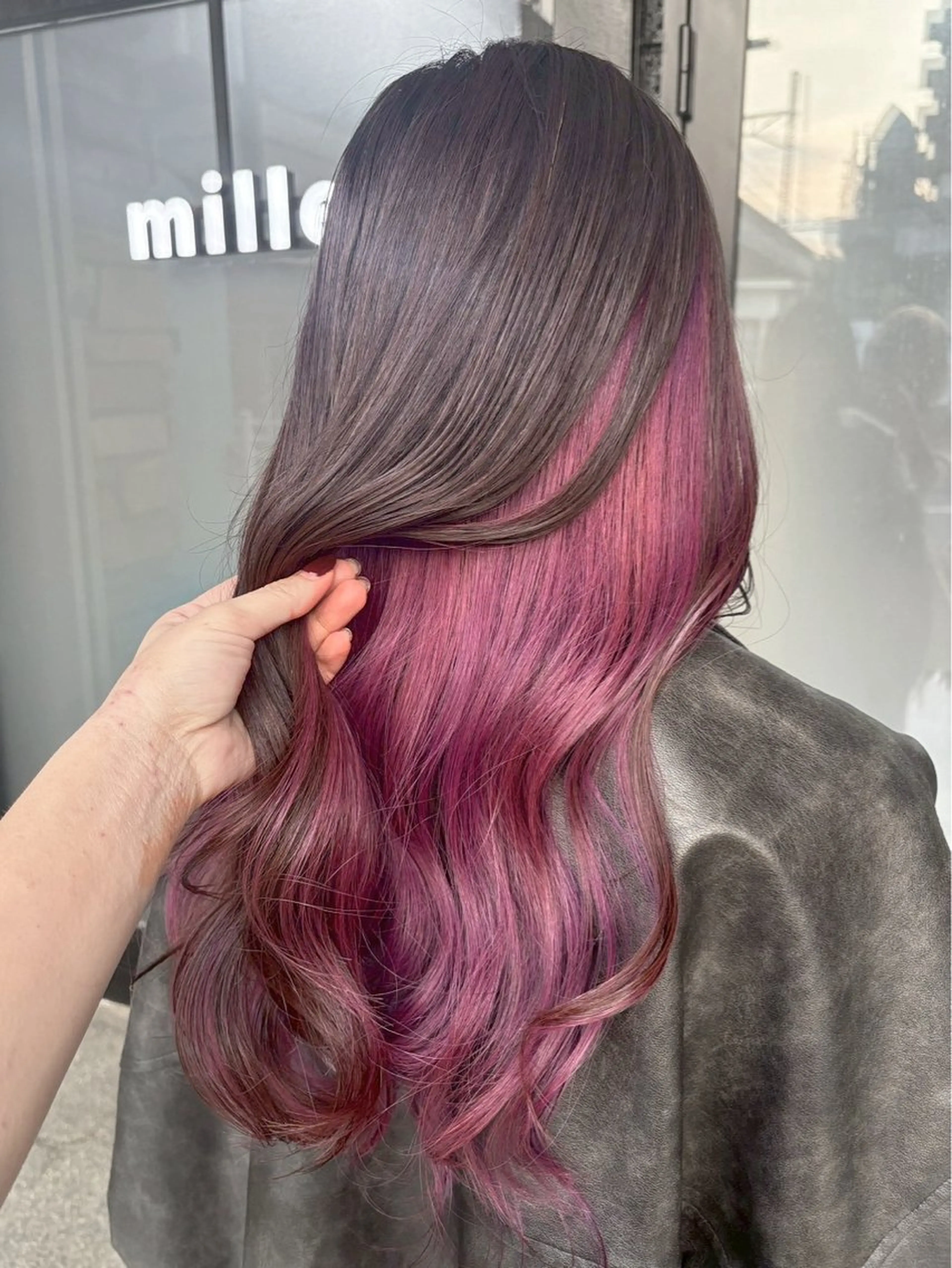 ロング カラー カット ヘアカラー トリートメント ハイトーン/韓国風/ 艶髪/吉祥寺のヘアスタイル