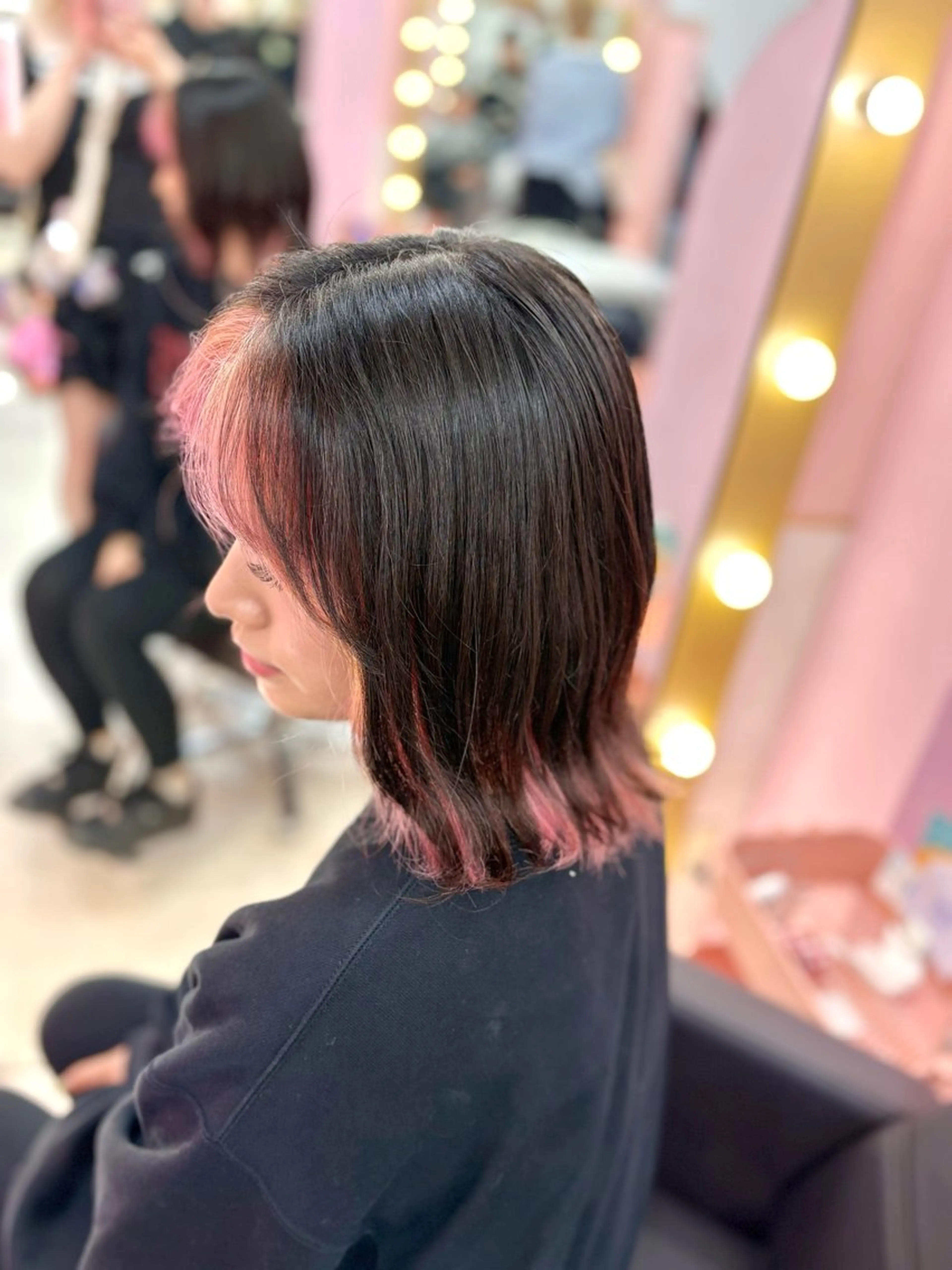 ミディアム カラー 甘ふわgirly🎀 ハイトーン🤍Ramのヘアスタイル