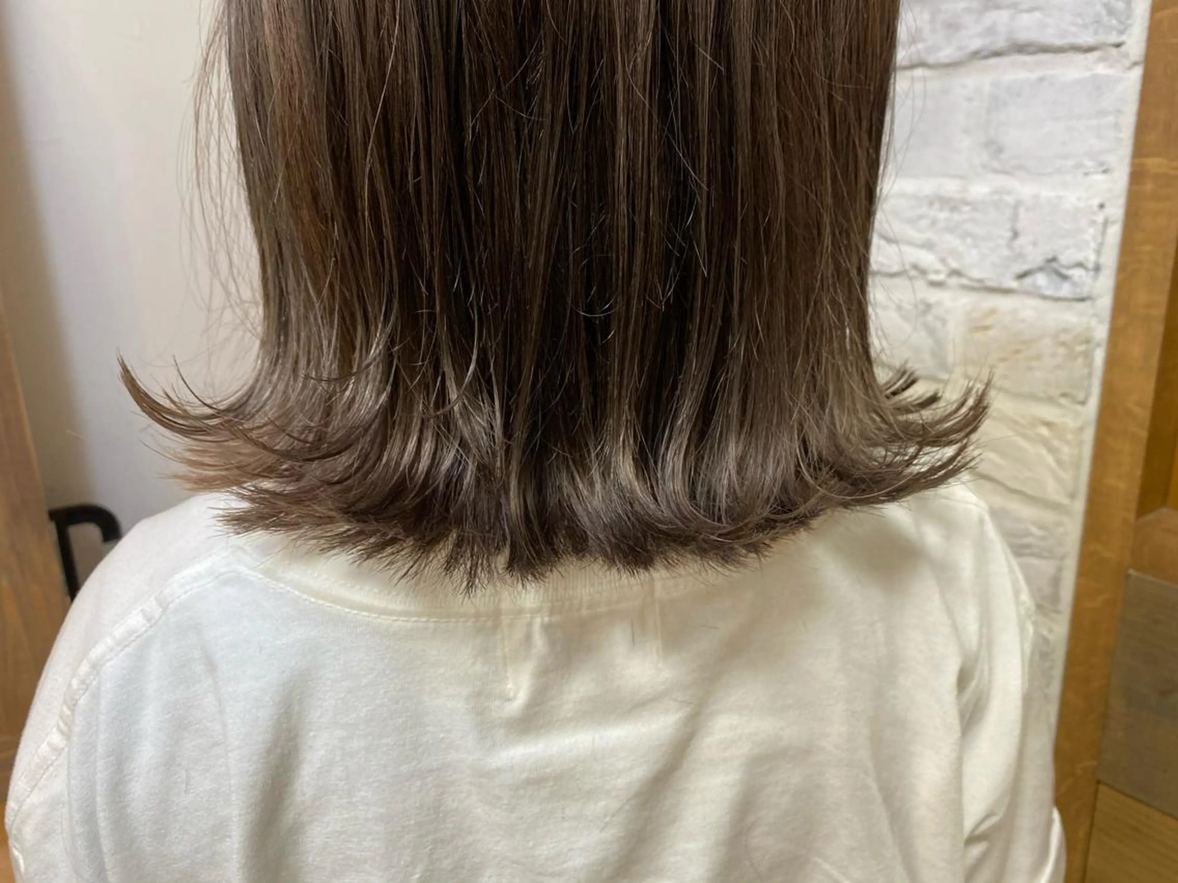 ミディアム カラー ヘアアレンジ re naのヘアスタイル