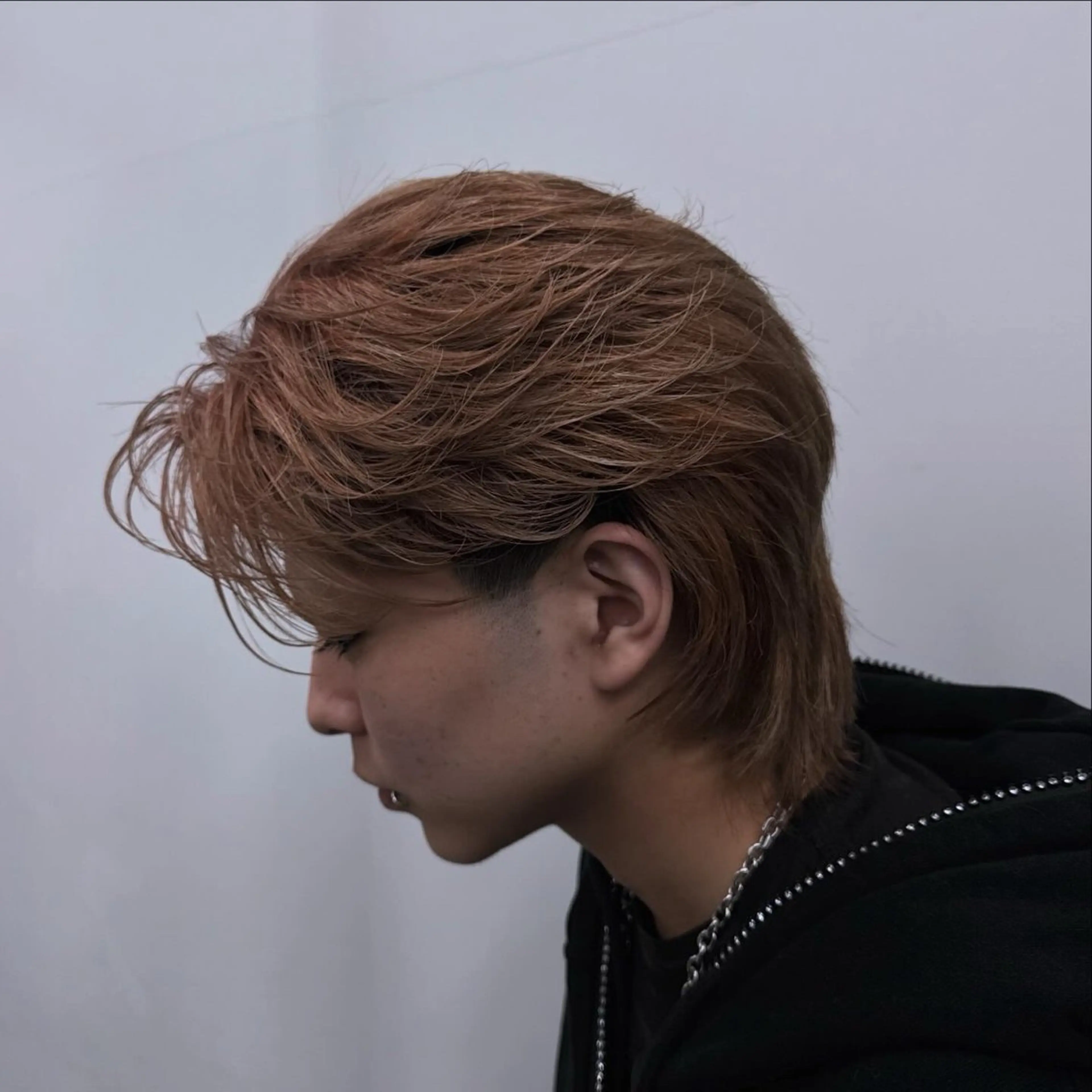 ミディアム カラー メンズ 博多メンズヘア特化 ベップハルキのヘアスタイル