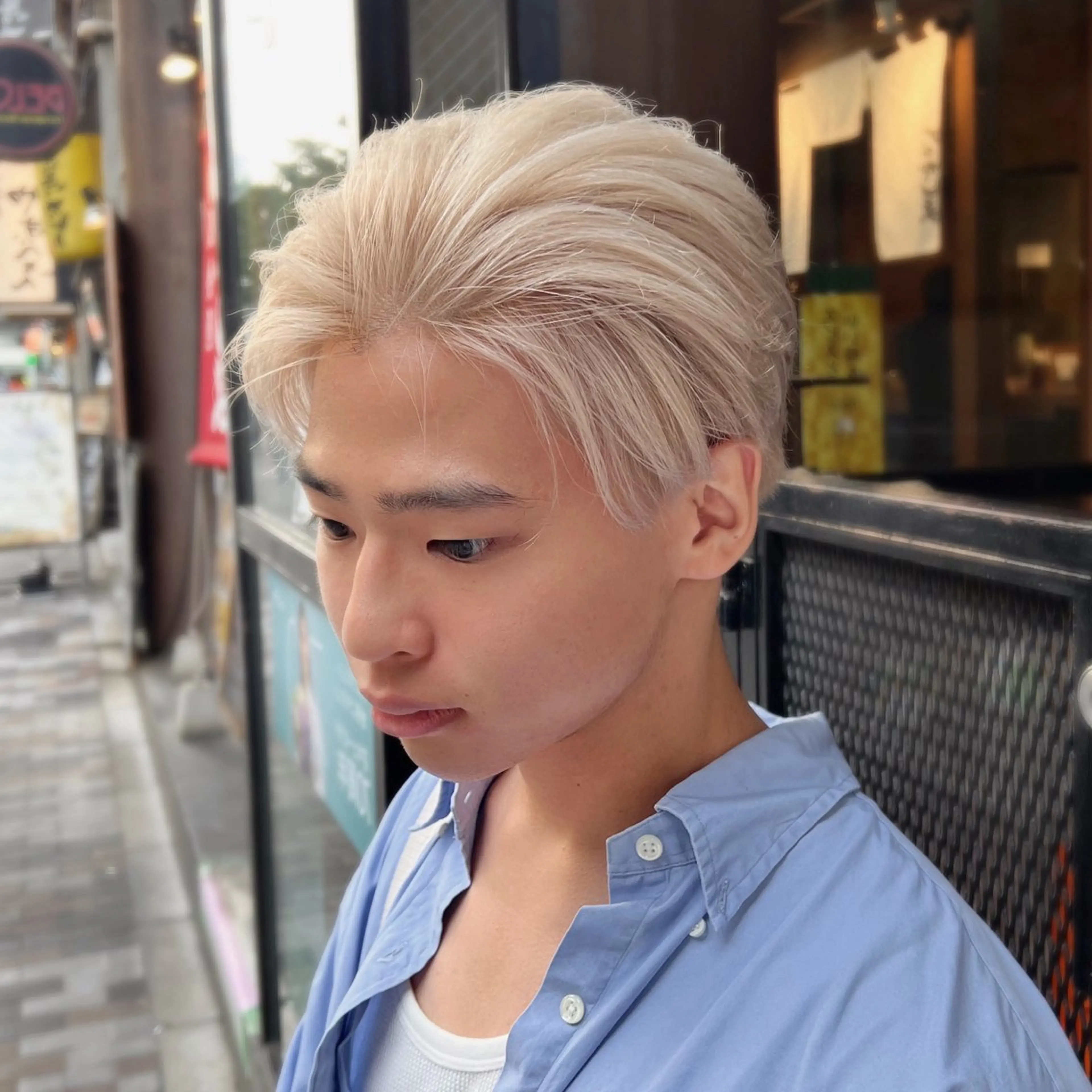 メンズ メンズ特化/パーマ/ メッシュ/竜成のヘアスタイル