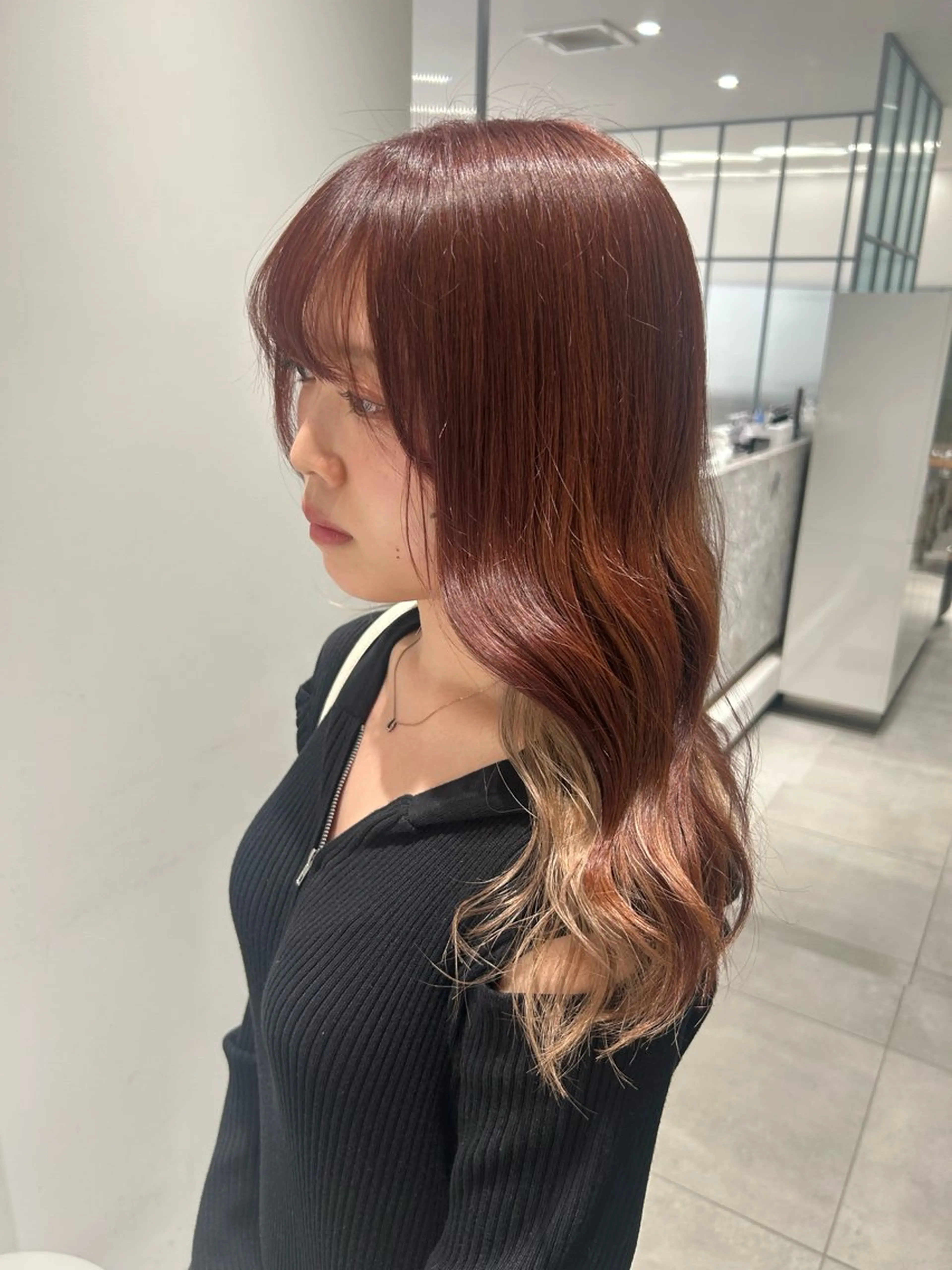 ロング カラー 透明感ハイトーン/ レイヤー/セイナのマツエク・マツパデザイン