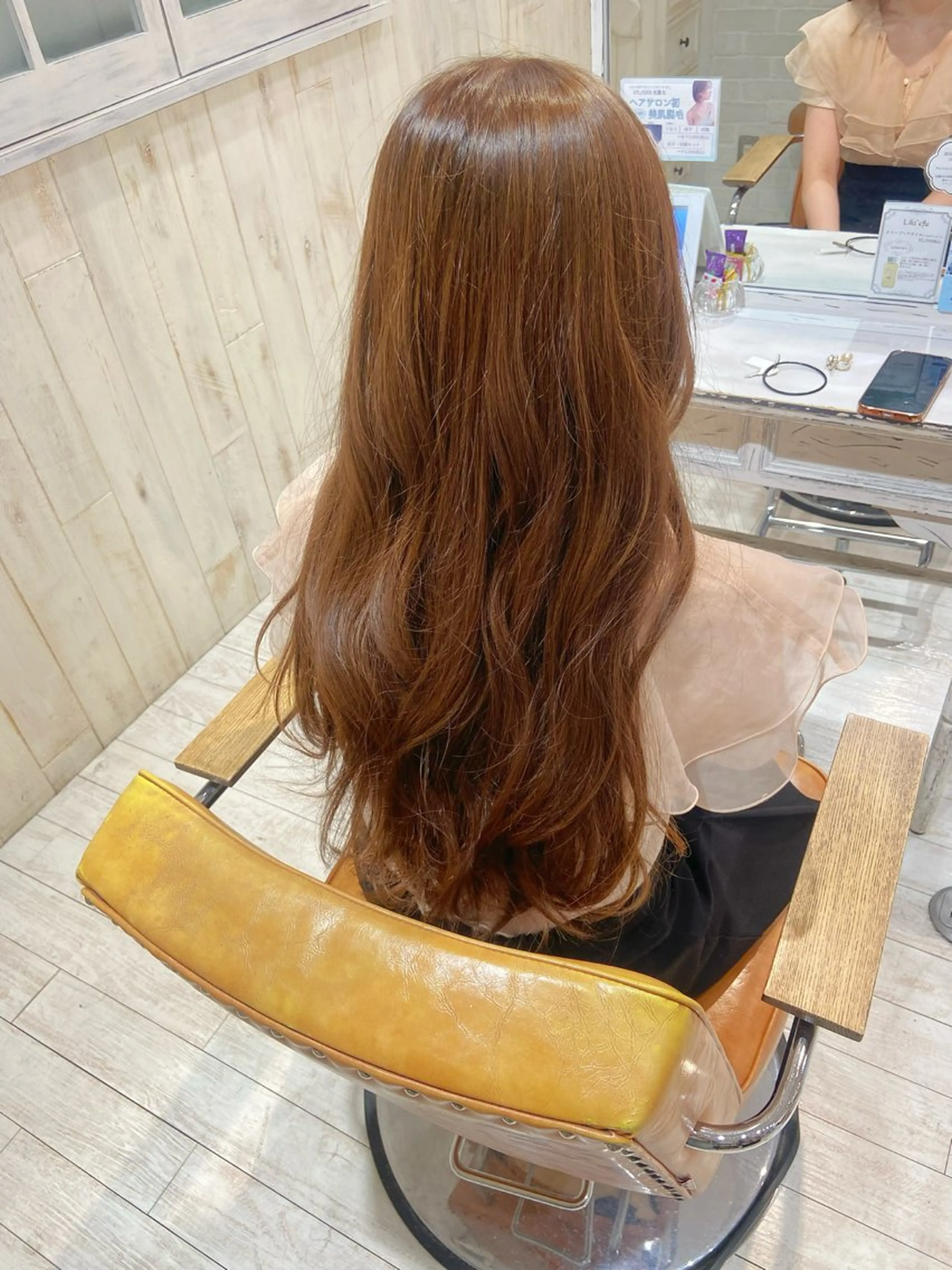 ロング ヘアカラー トリートメント レイヤーカット/ 透明感カラー🤍楓のヘアスタイル