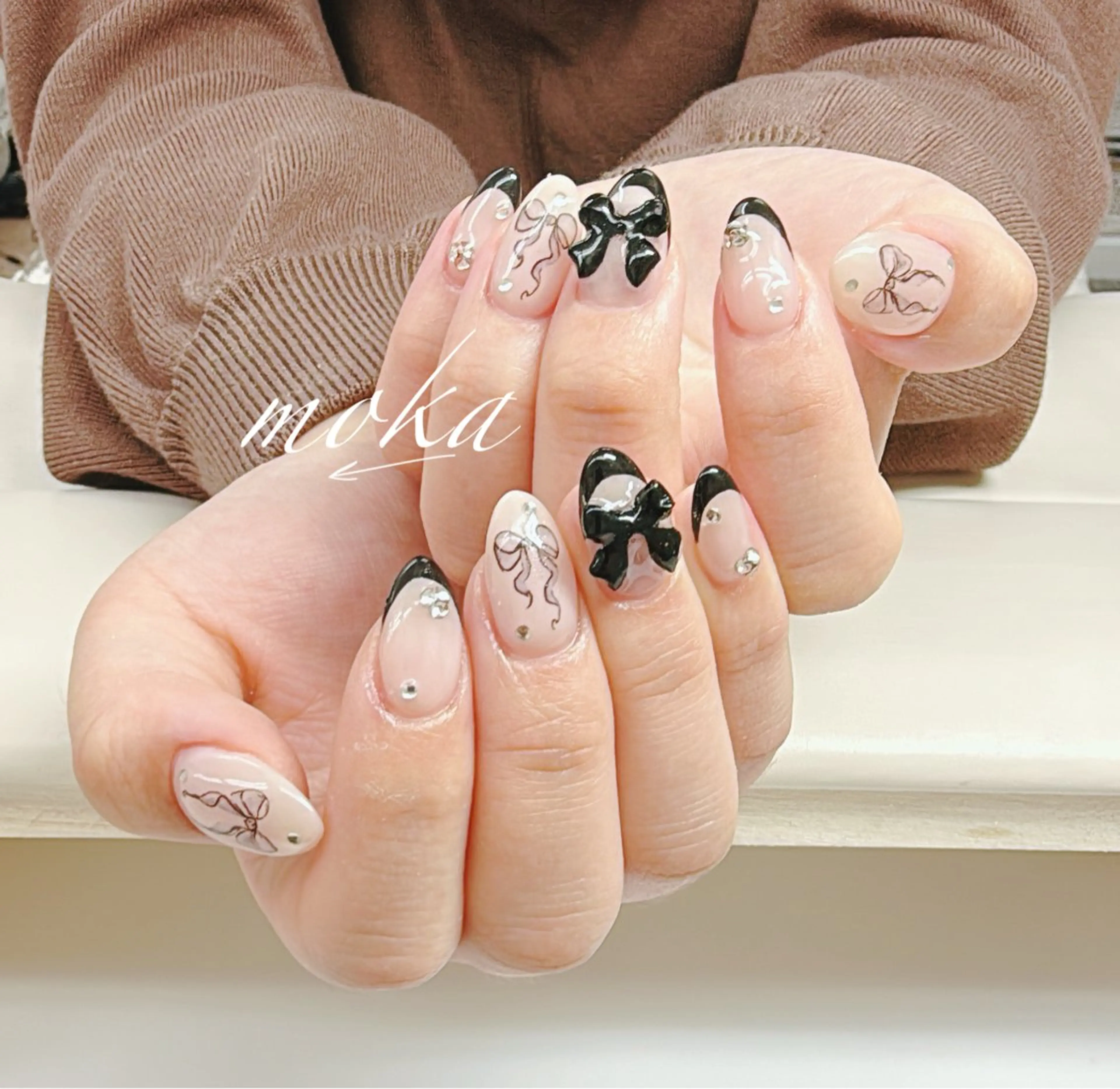ネイル ハンドネイル ハンドケア 胡蝶蘭レディースサロ ンNailMOKAのネイルデザイン