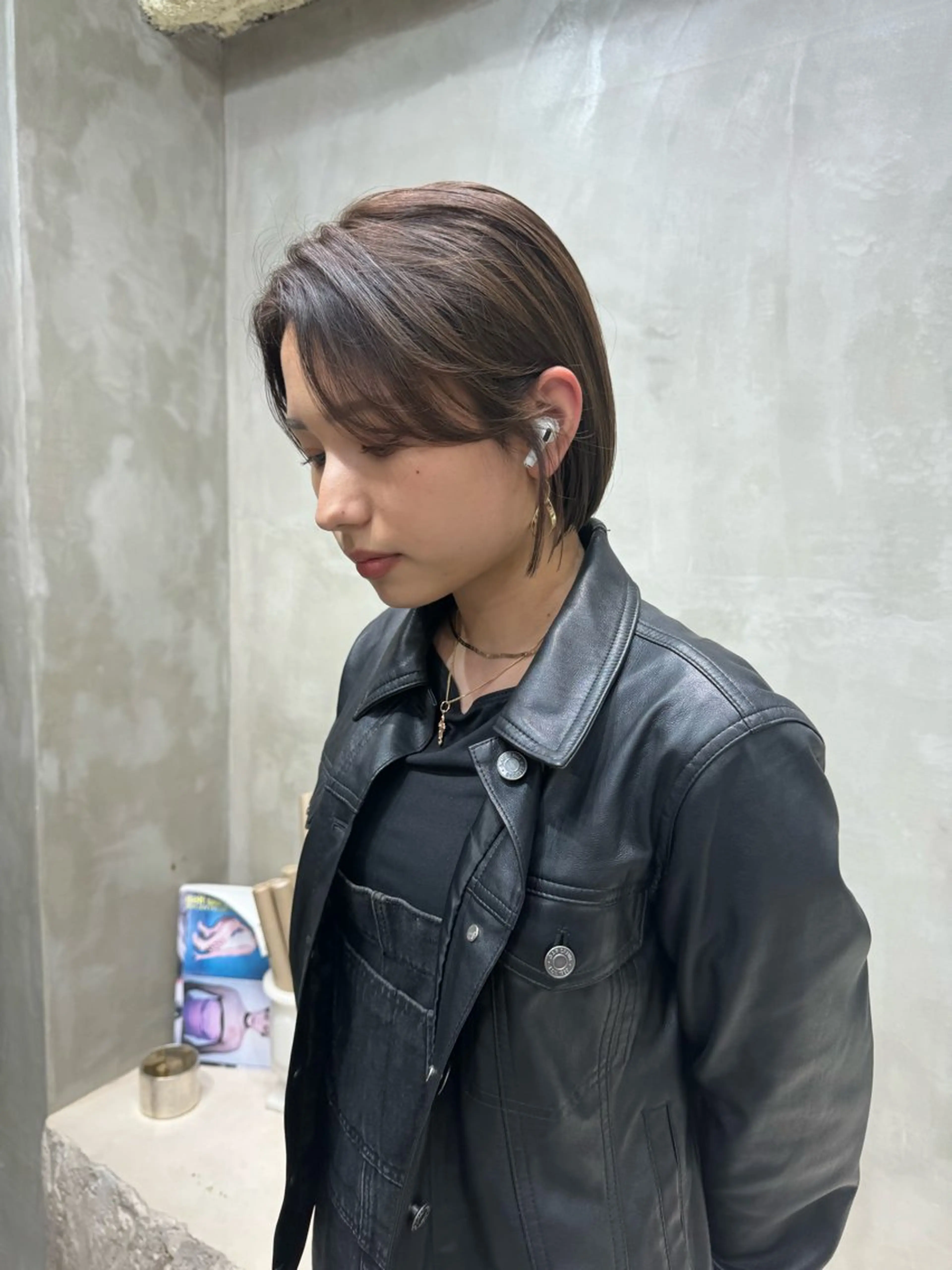 ショート ボブ 🍈yurina 福岡/パーマ🍈のヘアスタイル