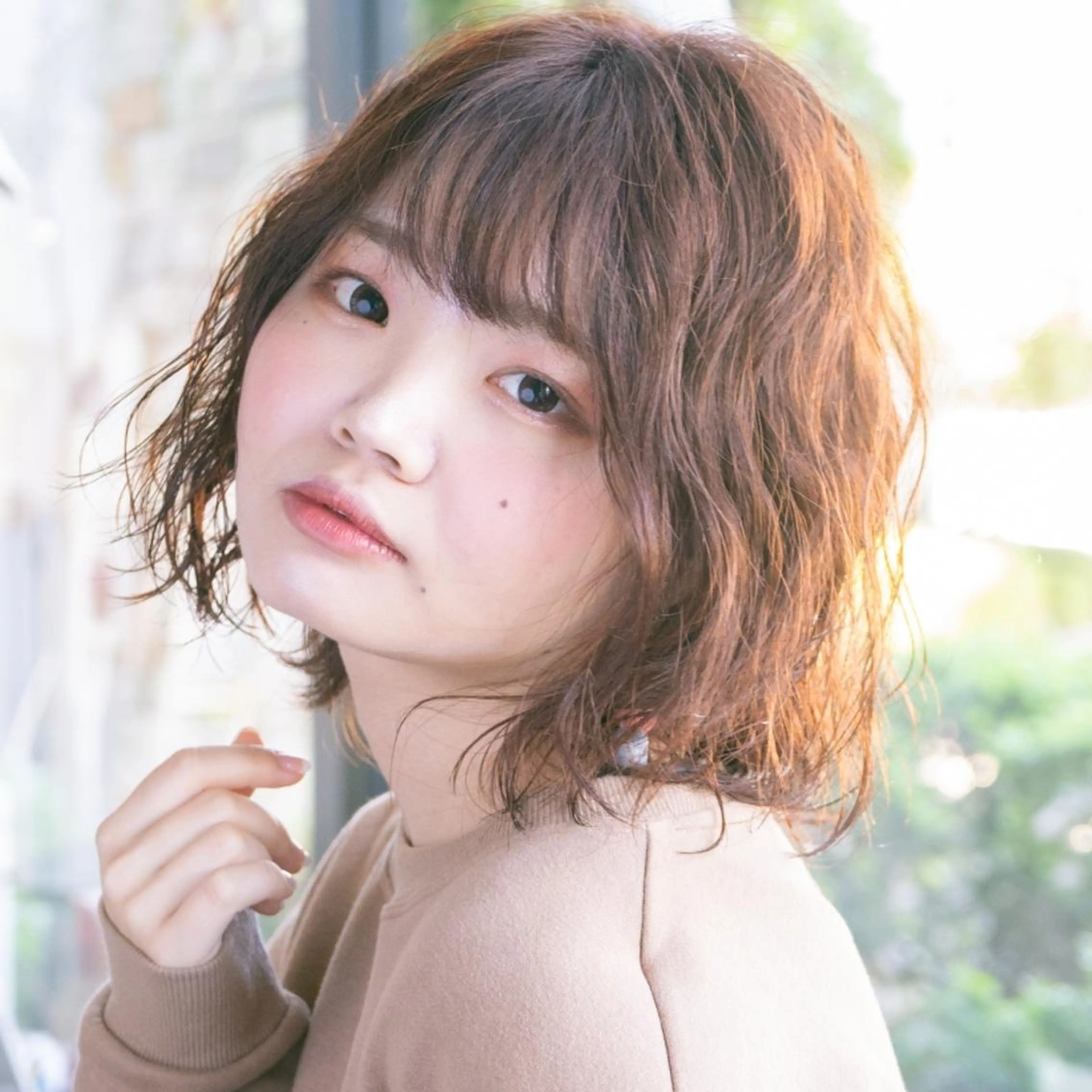 ミディアム 石川 大瑚のヘアスタイル