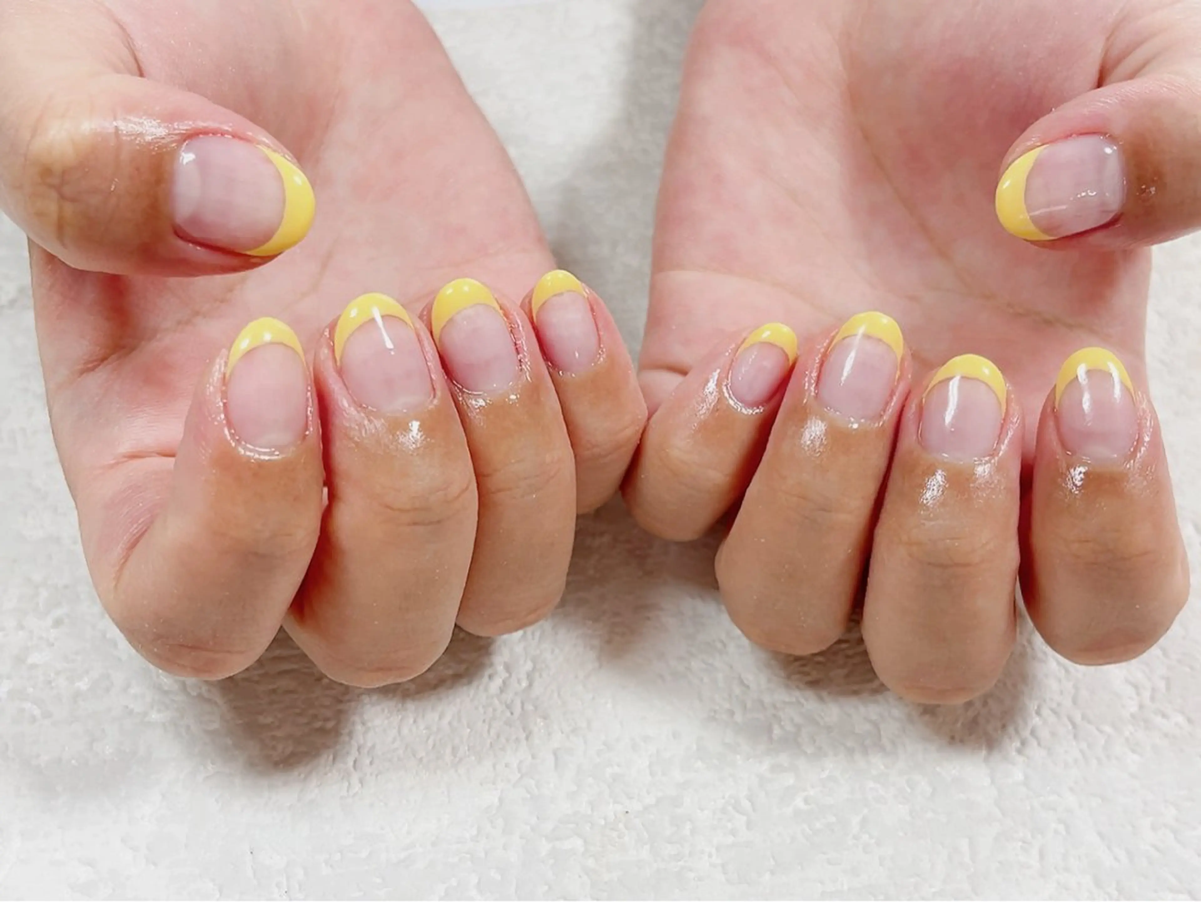 ネイル オーロラネイル フットネイル フレンチネイル ジェルネイル 韓国ネイル kiki nail たまプラーザのネイルデザイン