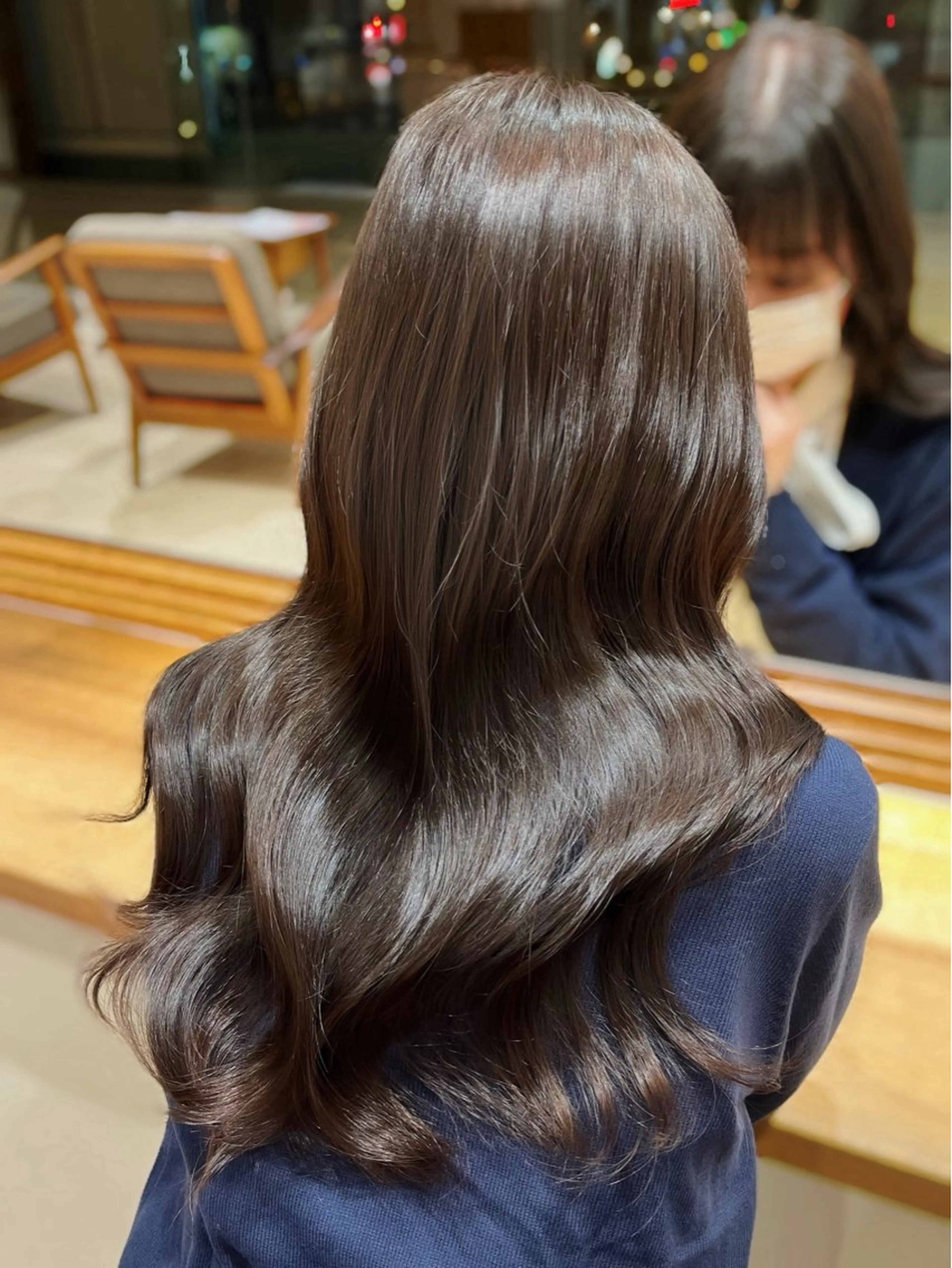 ロング カラー ブラウンカラー ココアブラウン ヘアカラー 🎀仙台/ボブ /暖色/ありさ🎀のヘアスタイル