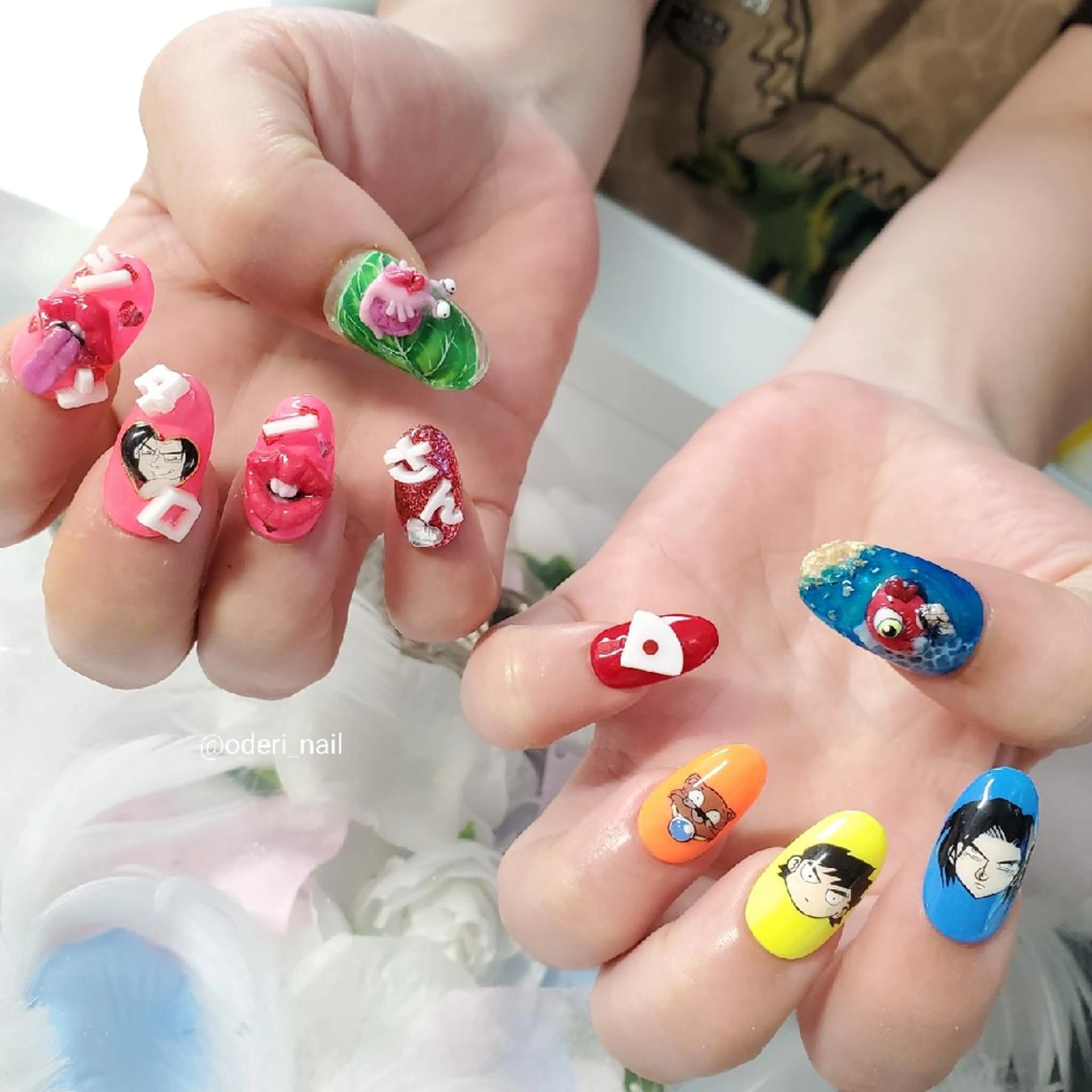 ネイル アートネイル ジェルネイル おで@ oderi_nailのネイルデザイン