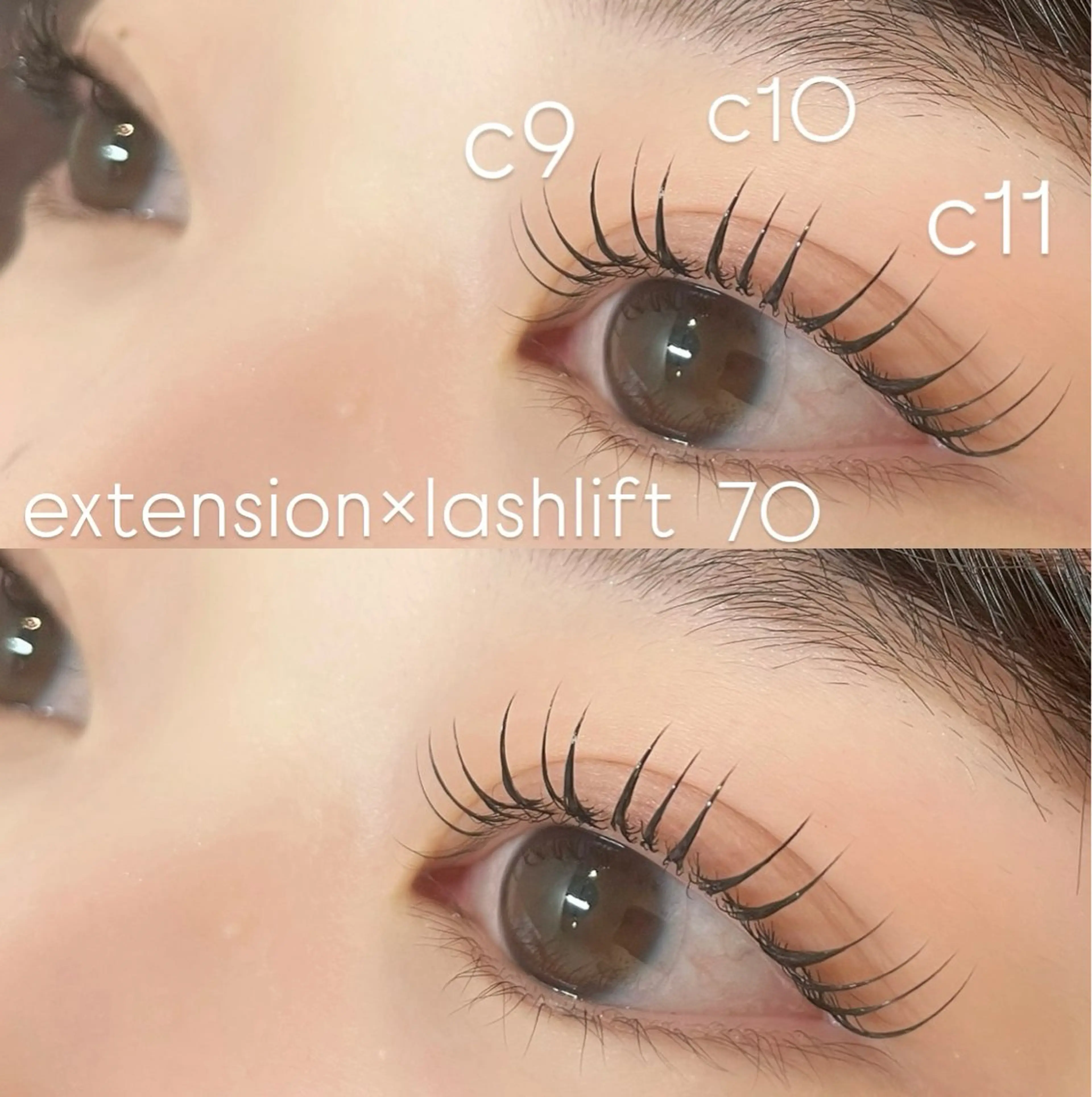 マツエク・マツパ 目尻長め ナチュラル 𝕄𝕆ℕ𝔻 🤍 𝔸𝕐𝔸𝕂𝔸のマツエク・マツパデザイン