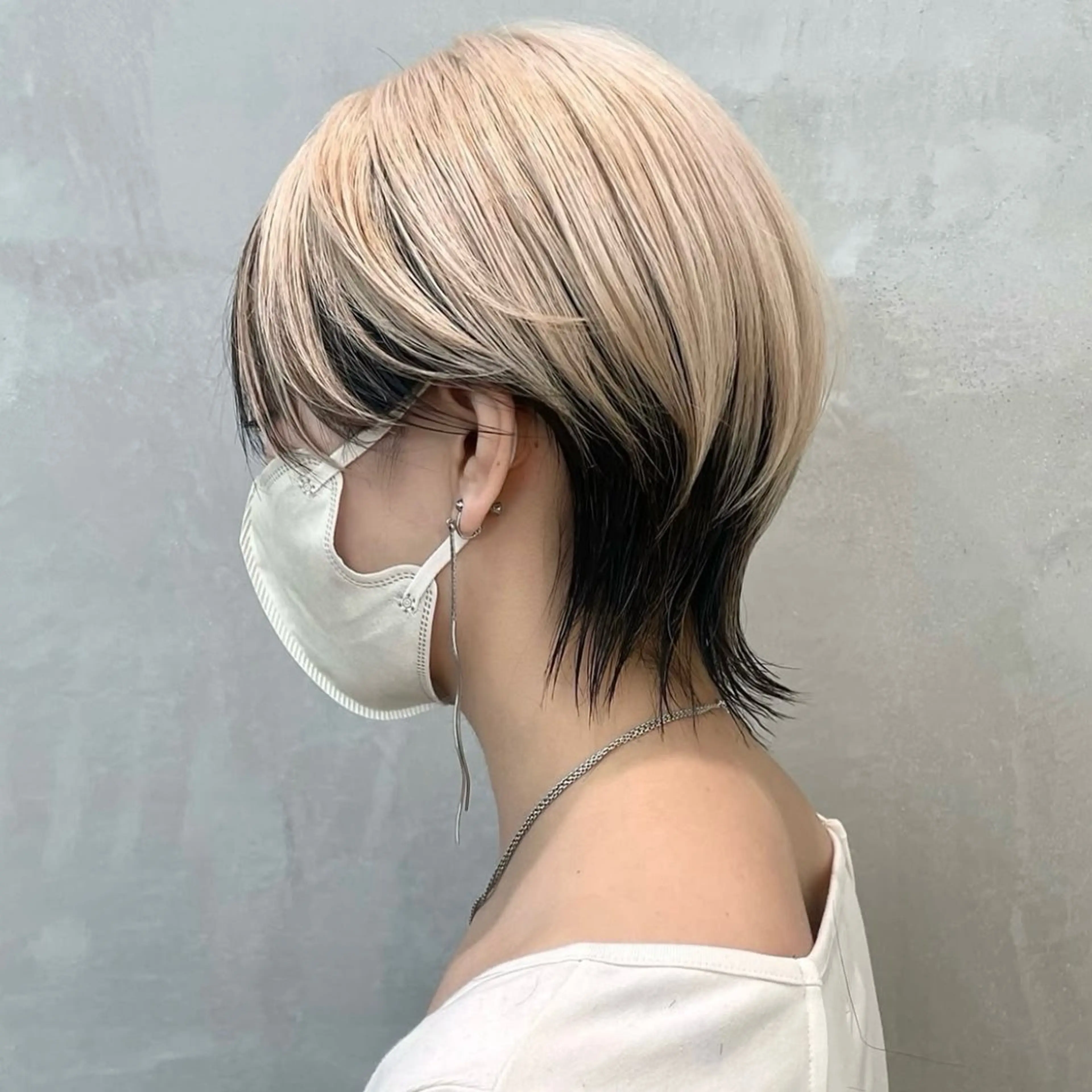 ショート ウルフカット カット ヘアカラー ウルフカット /ブリーチayamiのヘアスタイル