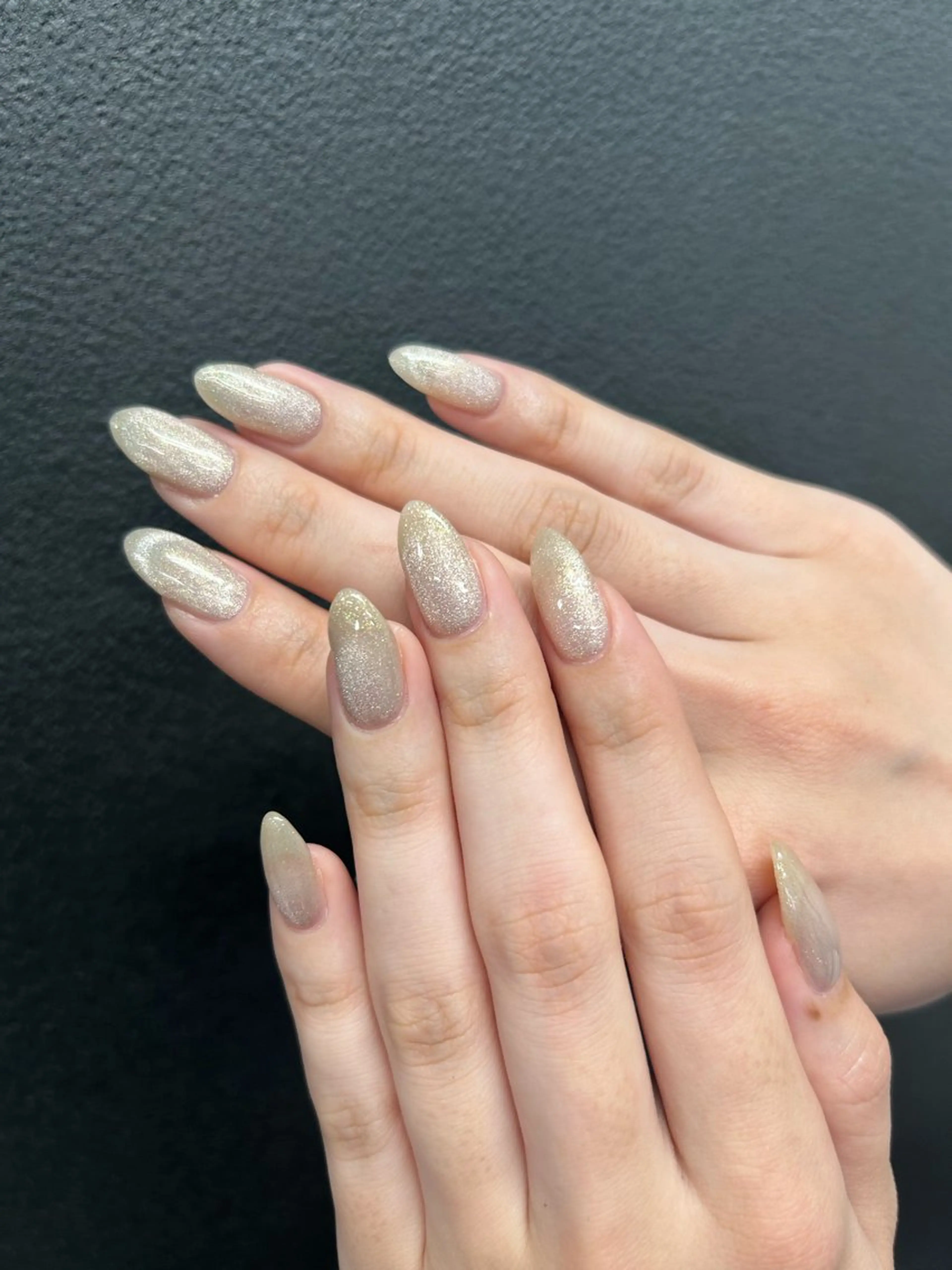 ネイル 韓国ネイル 持ち込み ニュアンスネイル ネイルチップ 冬ネイル LISA ANA.CHUOのネイルデザイン