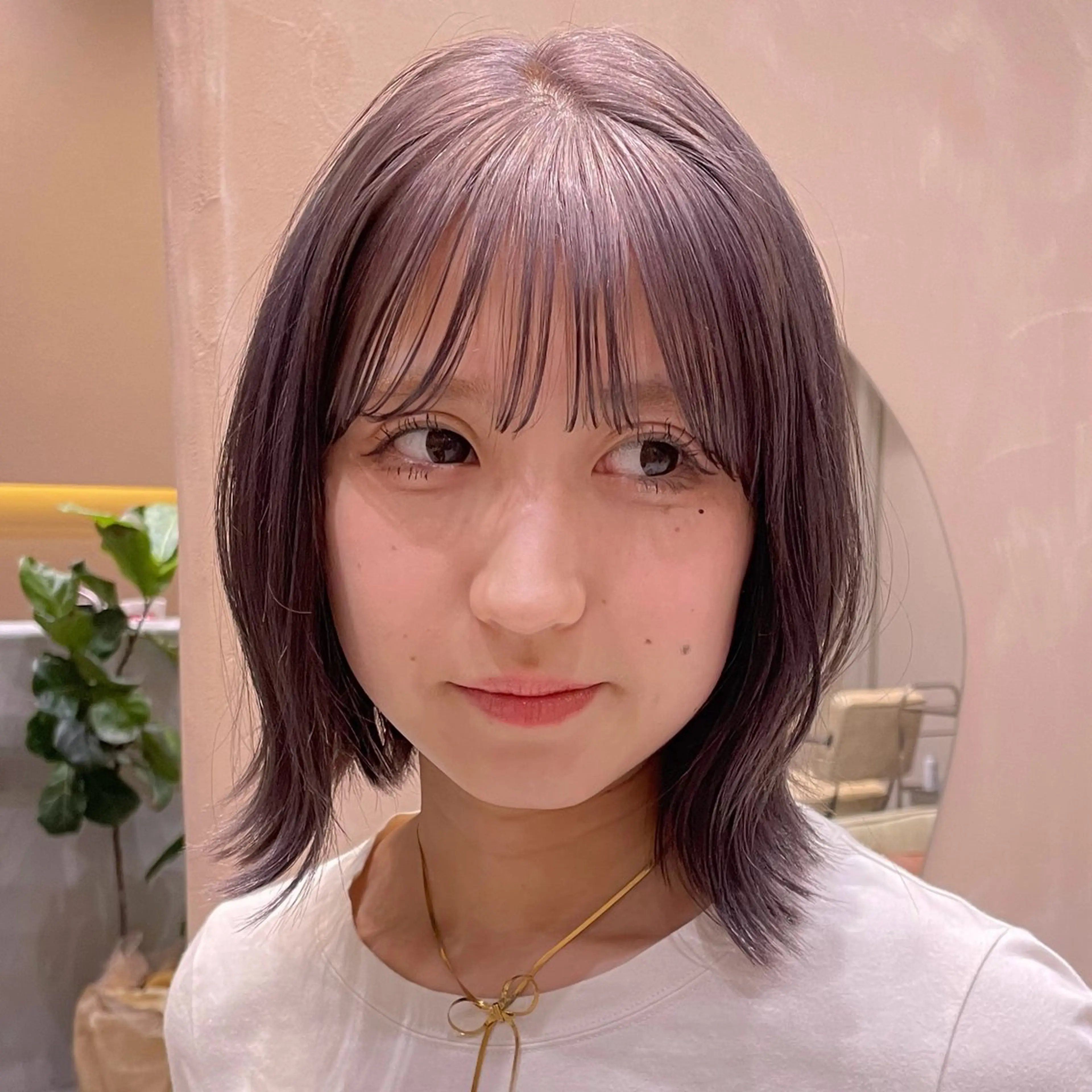 ショート カラー レイヤー/柔らか 透明感カラー/ゆきなのヘアスタイル