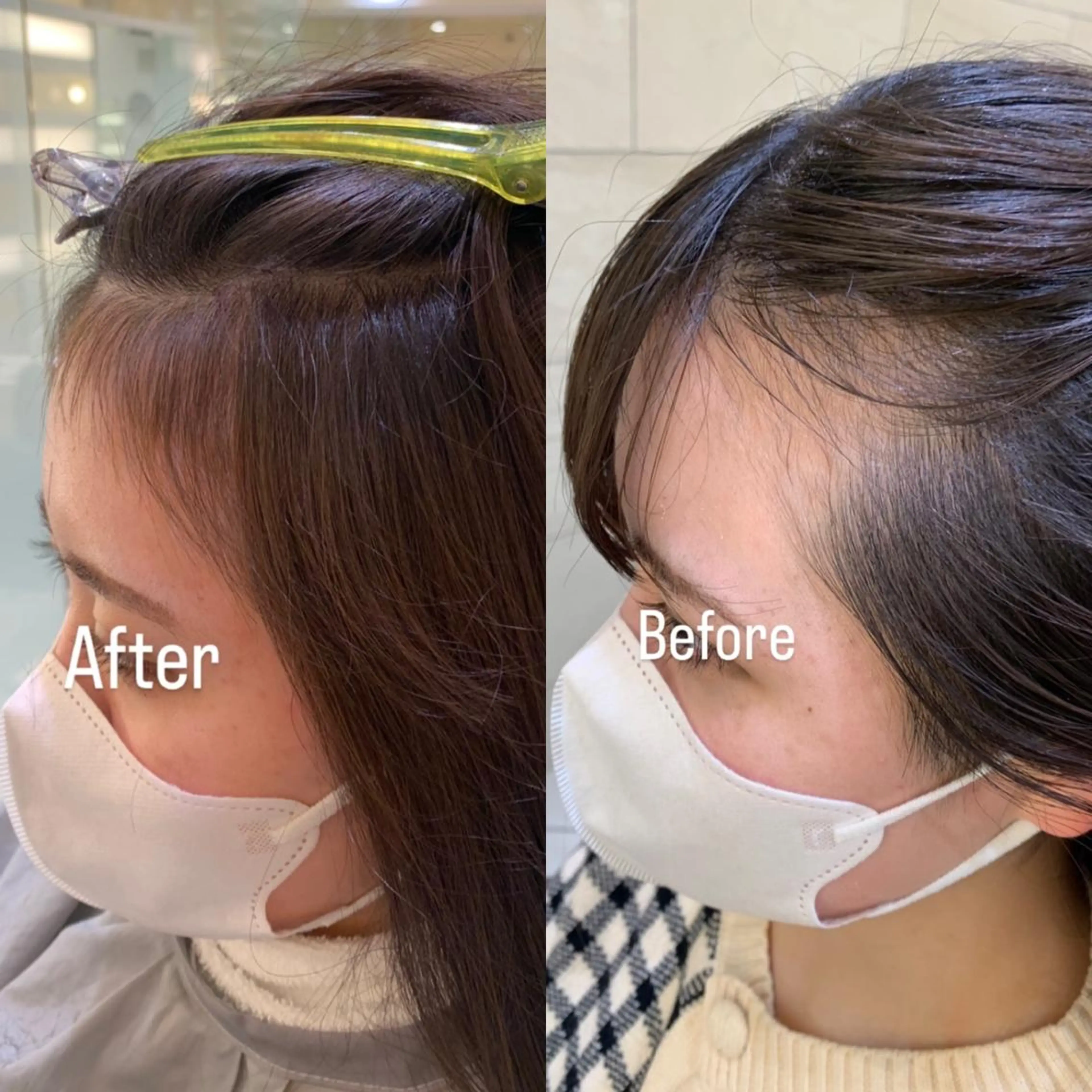 韓国レイヤー🪽 耳ツボジュエリーのヘアスタイル