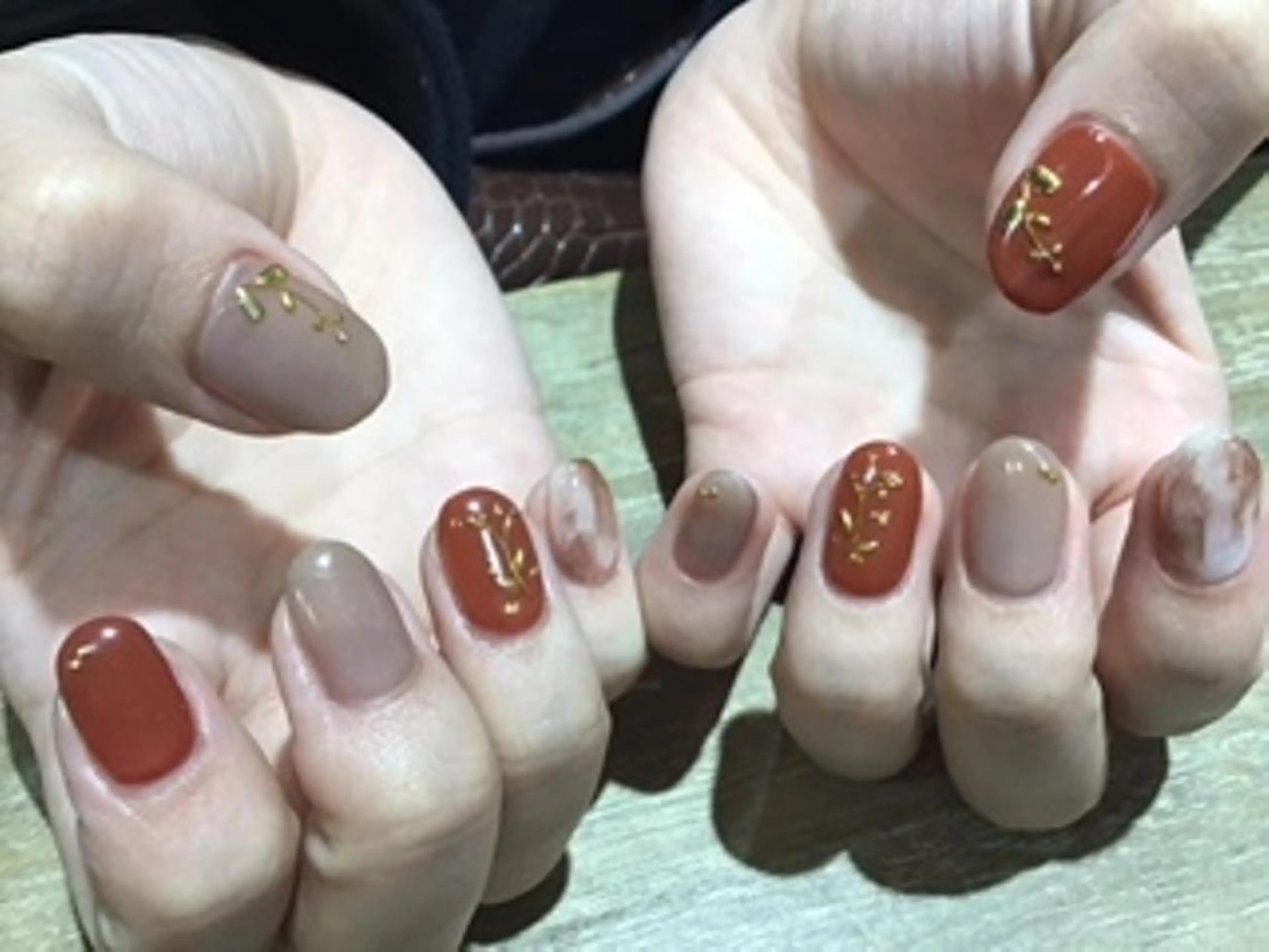 ネイル 持ち込み 八木 香澄のネイルデザイン