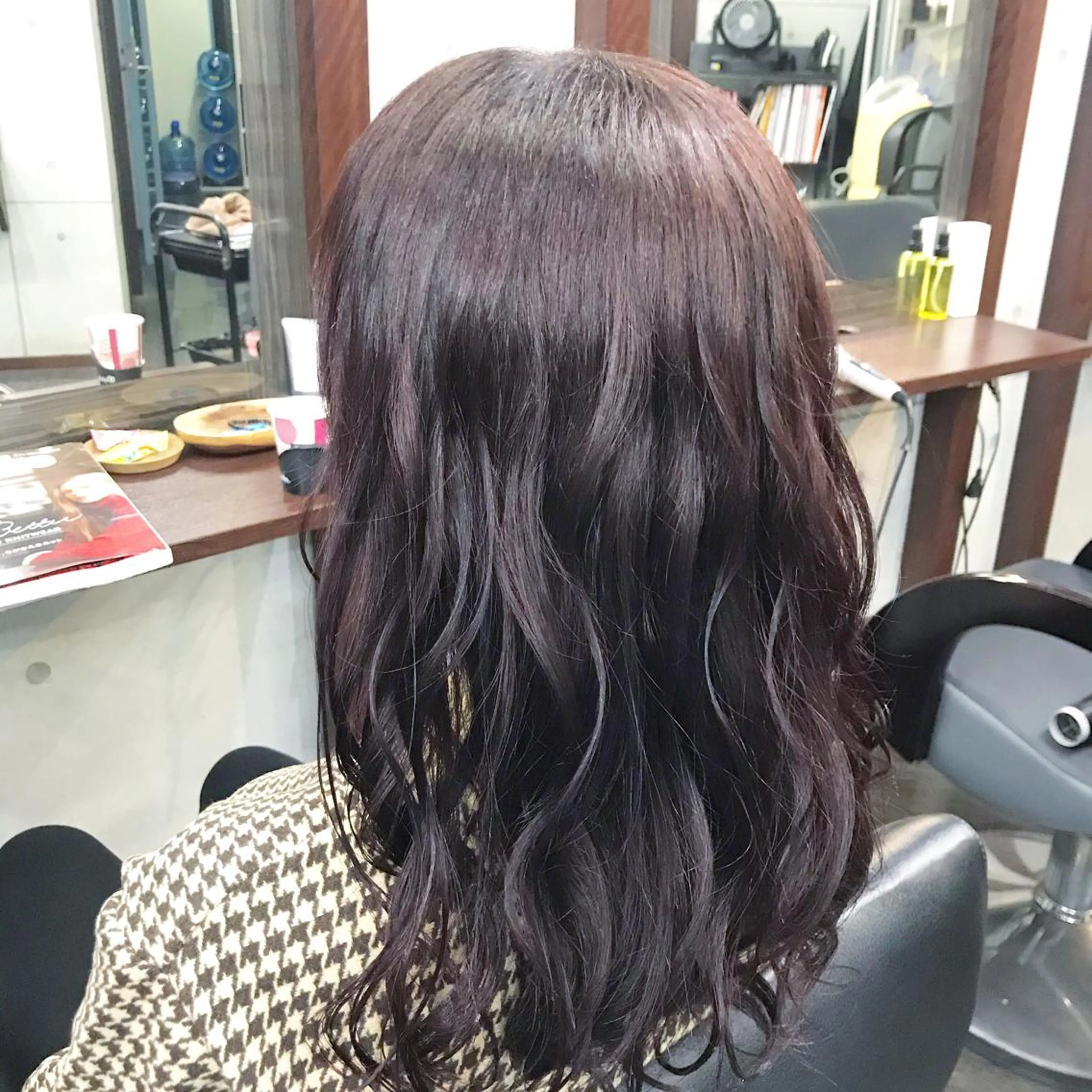セミロング カラー バイオレットカラー ヘアカラー トリートメント ＊横浜駅＊ 金子 誠也のヘアスタイル