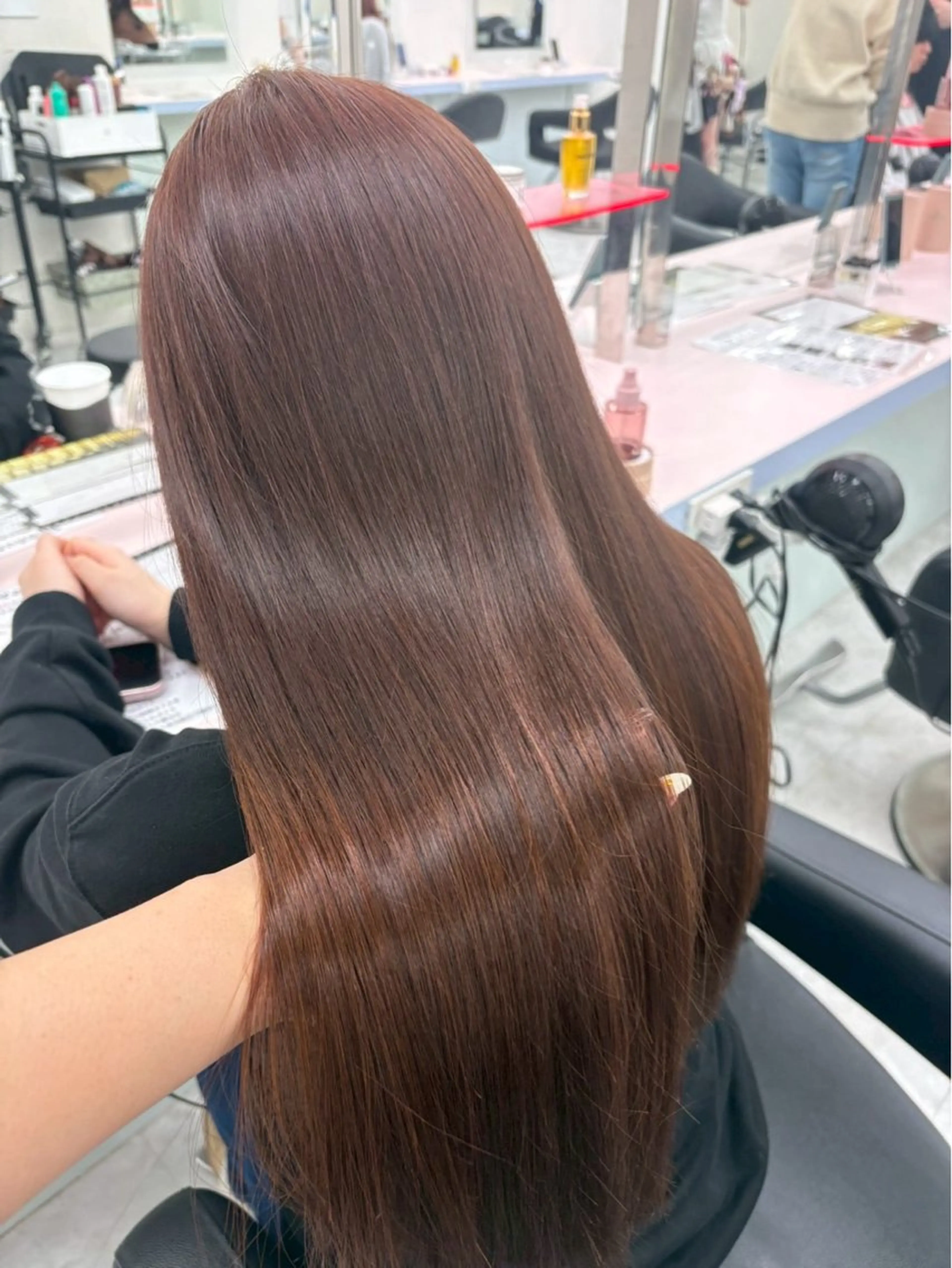 ブリーチなしダブルカラー＋髪質改善の写真