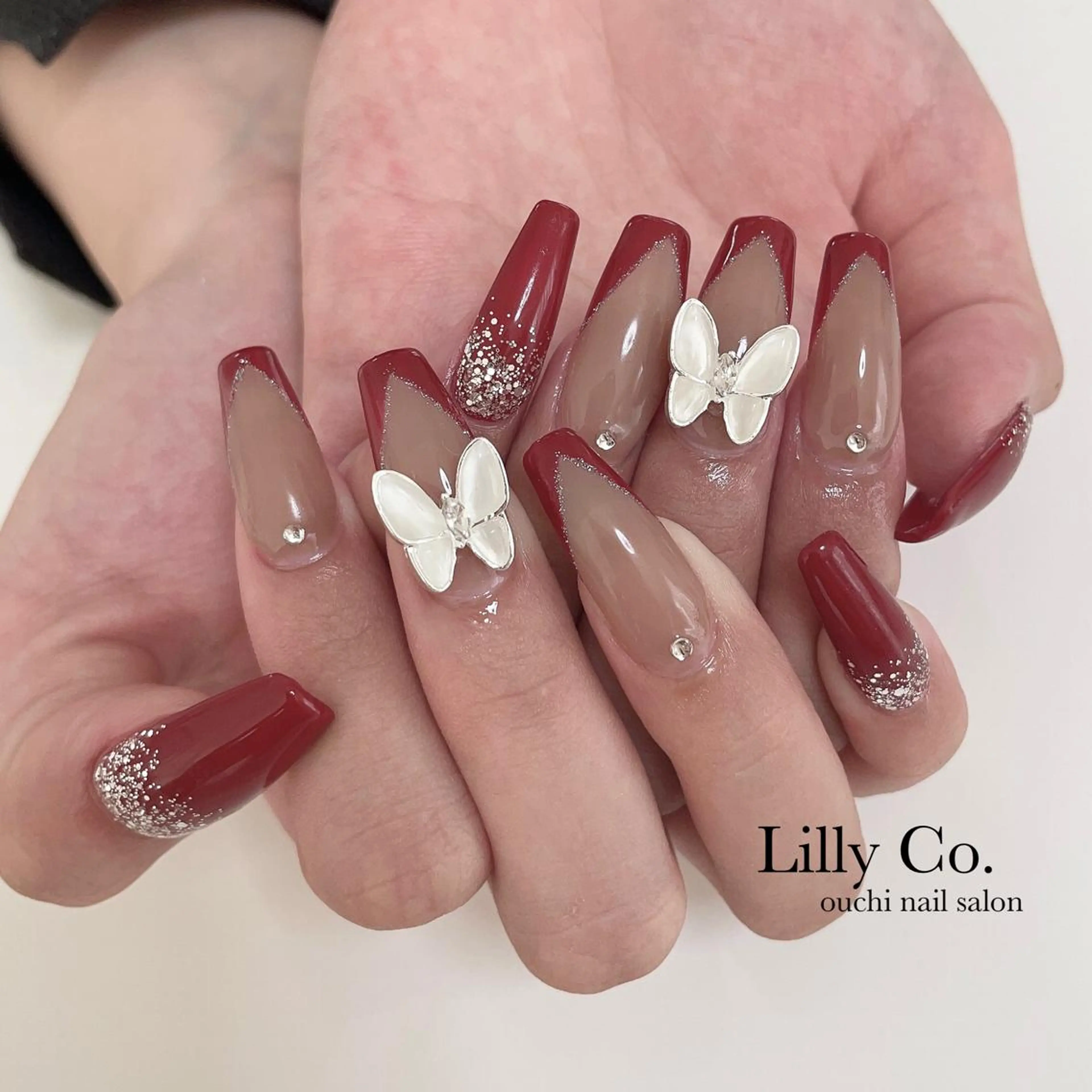 ネイル 持ち込み スカルプネイル Lilly Co.のネイルデザイン