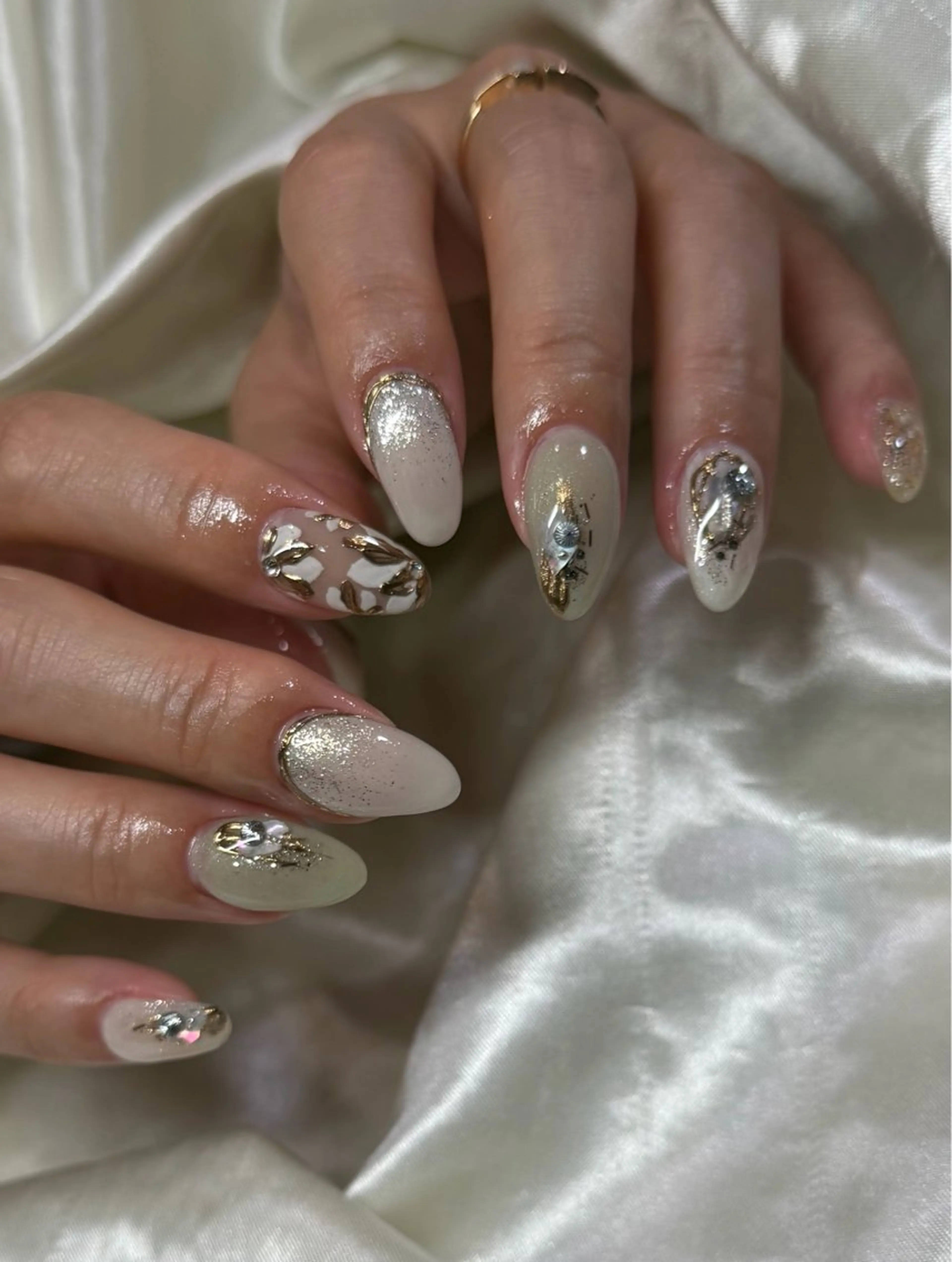 ネイル 持ち込み ハンドネイル ハンドケア Charme. NOBUKOのネイルデザイン