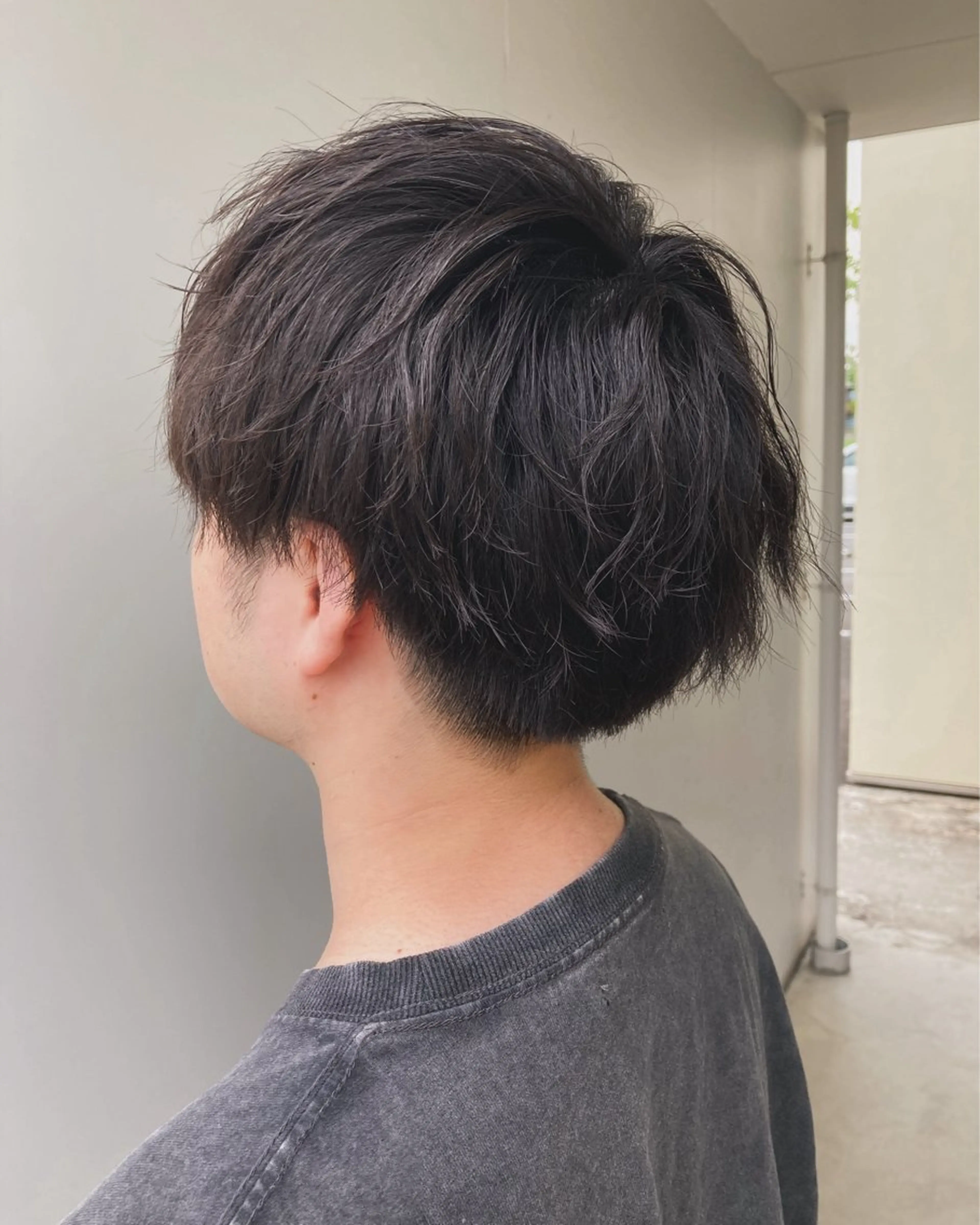 ショート ツイストパーマ 長谷川 朋樹のヘアスタイル