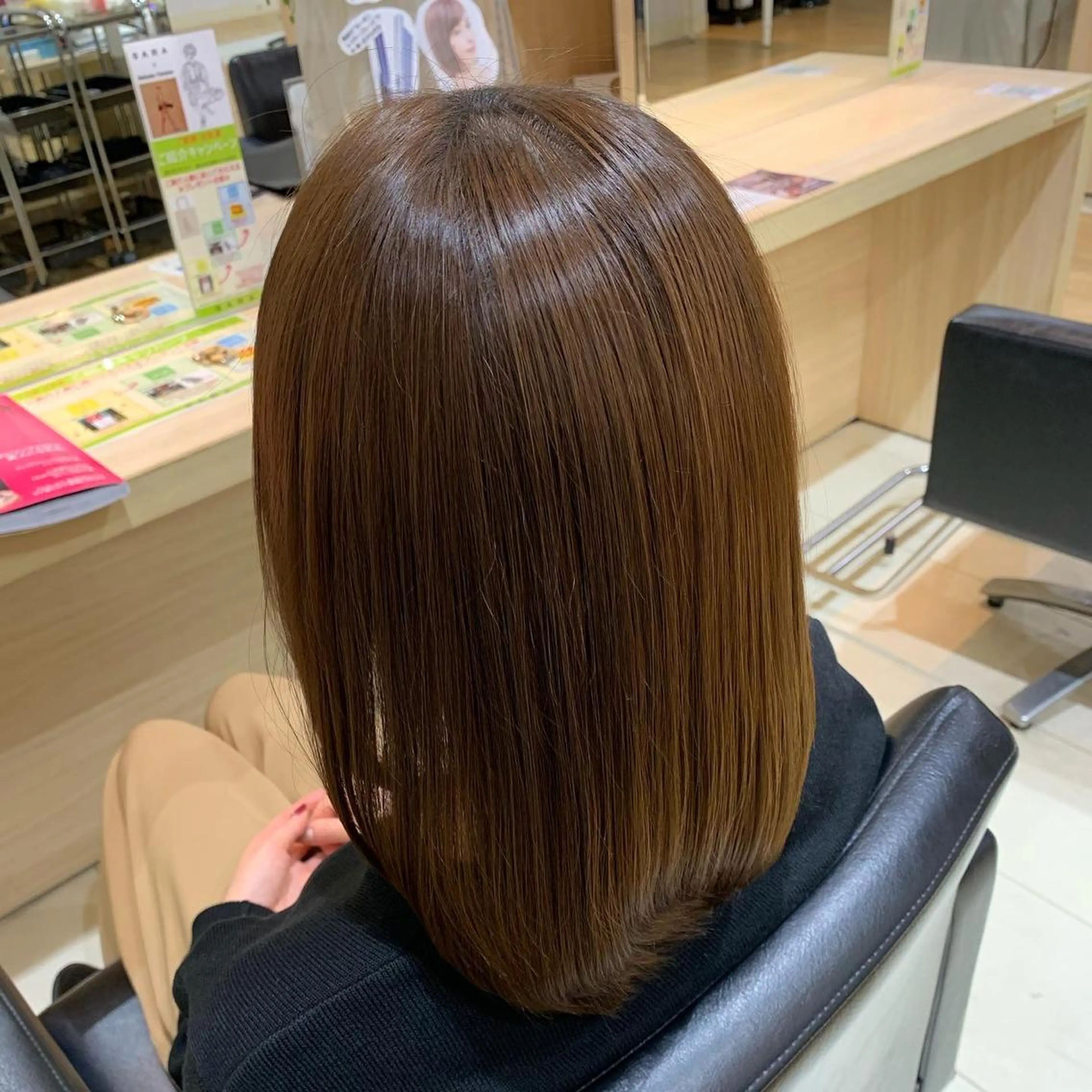 ミディアム 間水 和樹のヘアスタイル