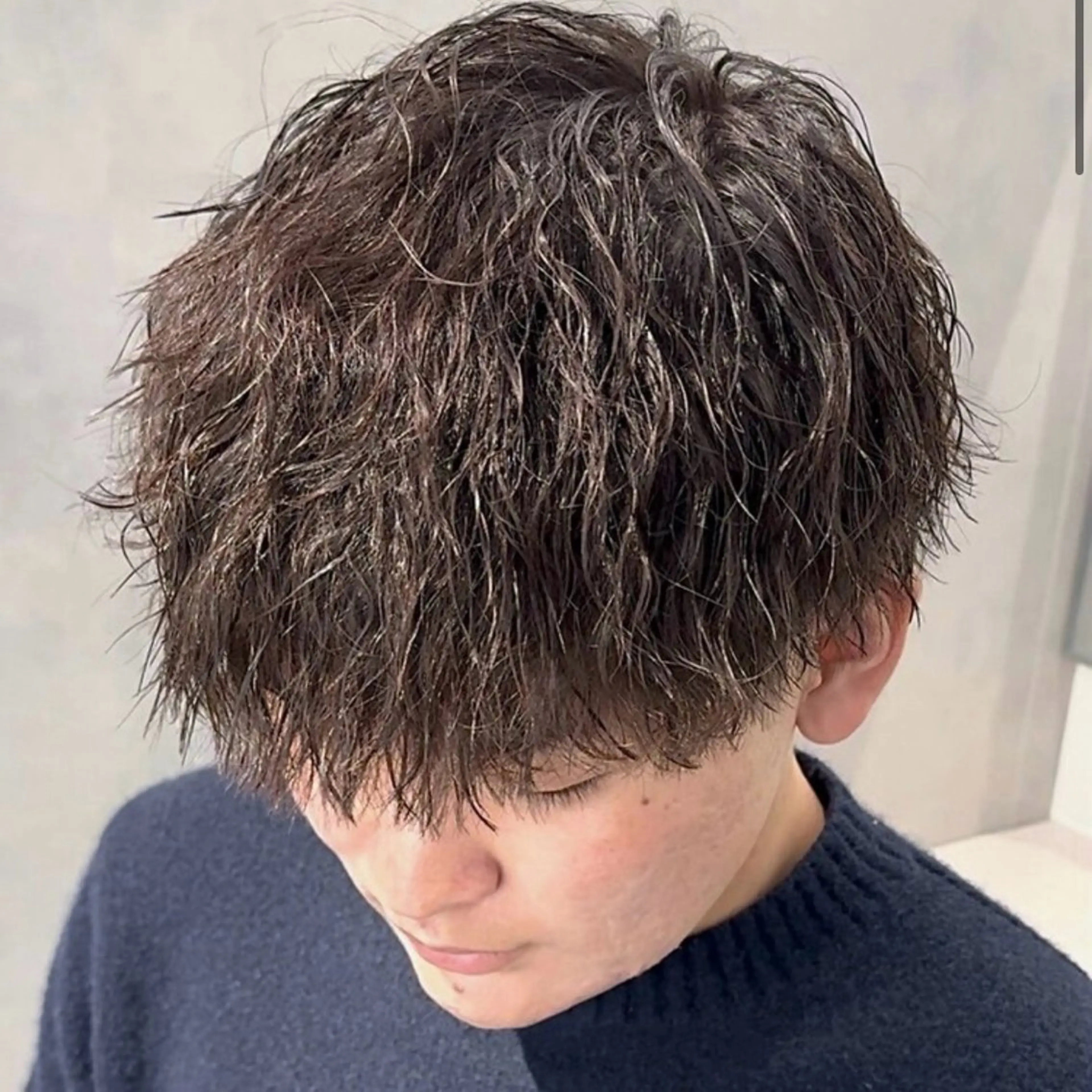 パーマ メンズ メンズパーマ ツイストスパイラルパーマ スパイラルパーマ カット パーマ 安部 真弘のヘアスタイル