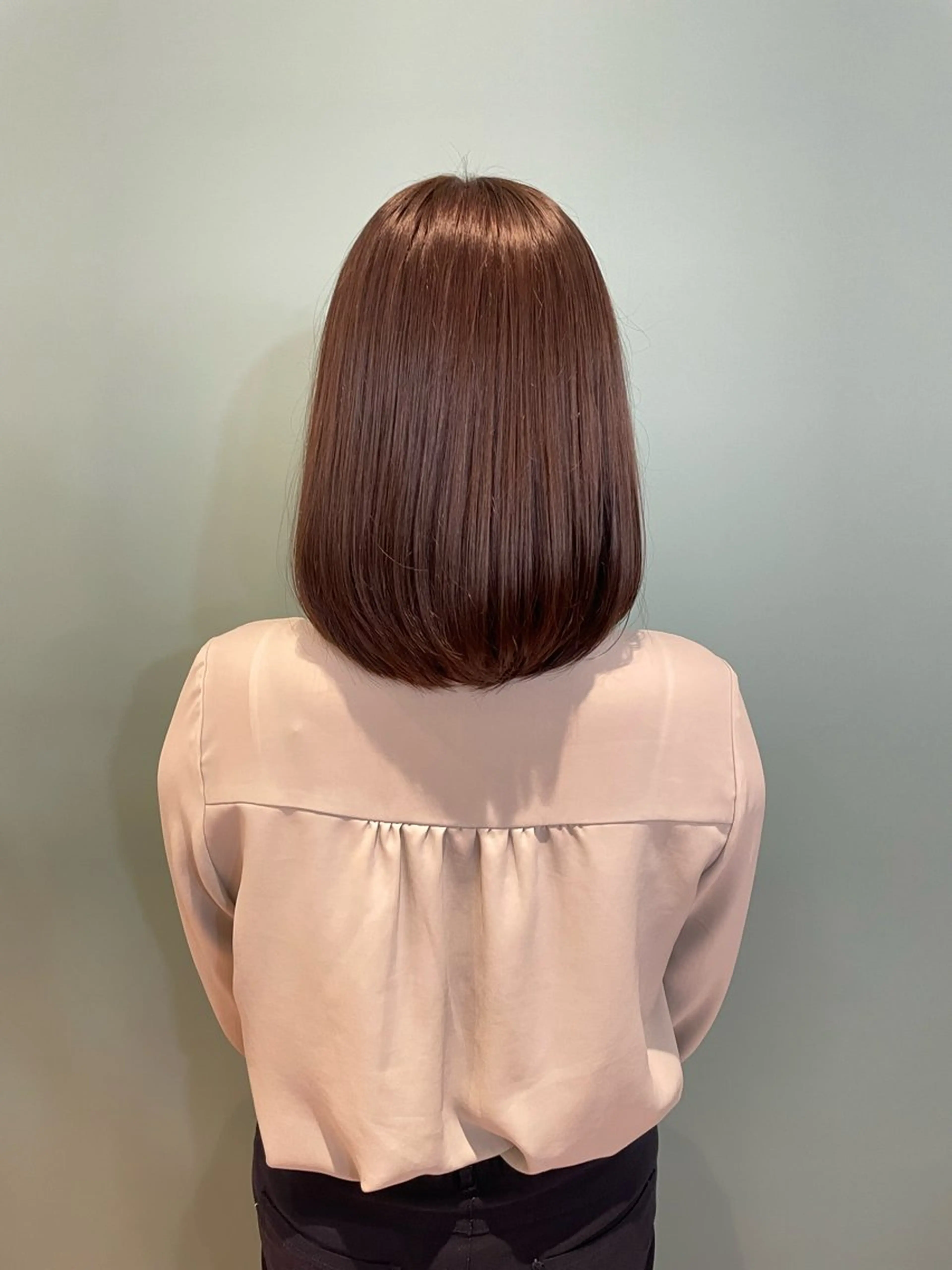 カラー ブラウンカラー 竹下 真世のヘアスタイル