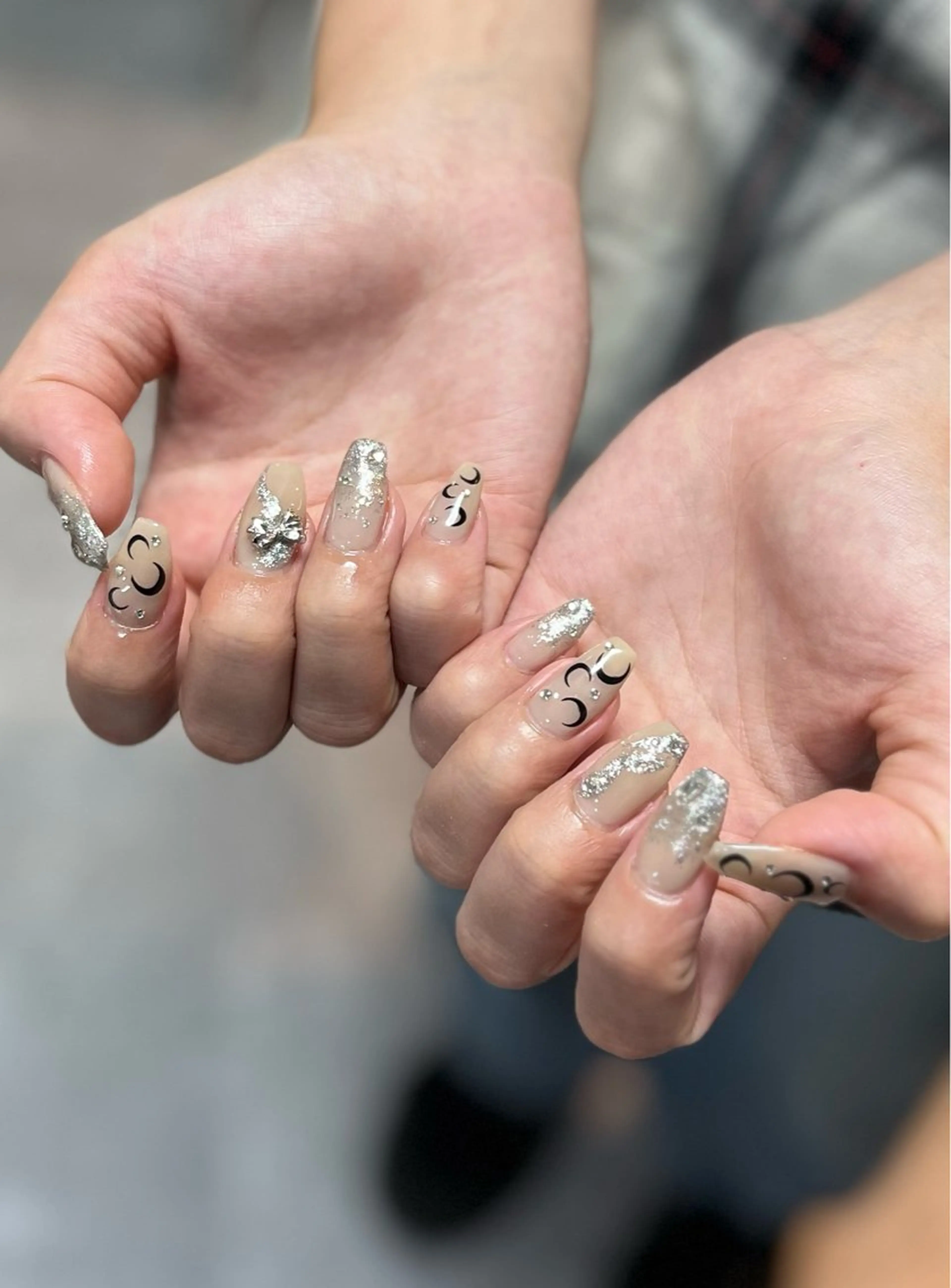 ネイル 長さ出し ハンドネイル NailByua 武蔵新城徒歩4分のネイルデザイン