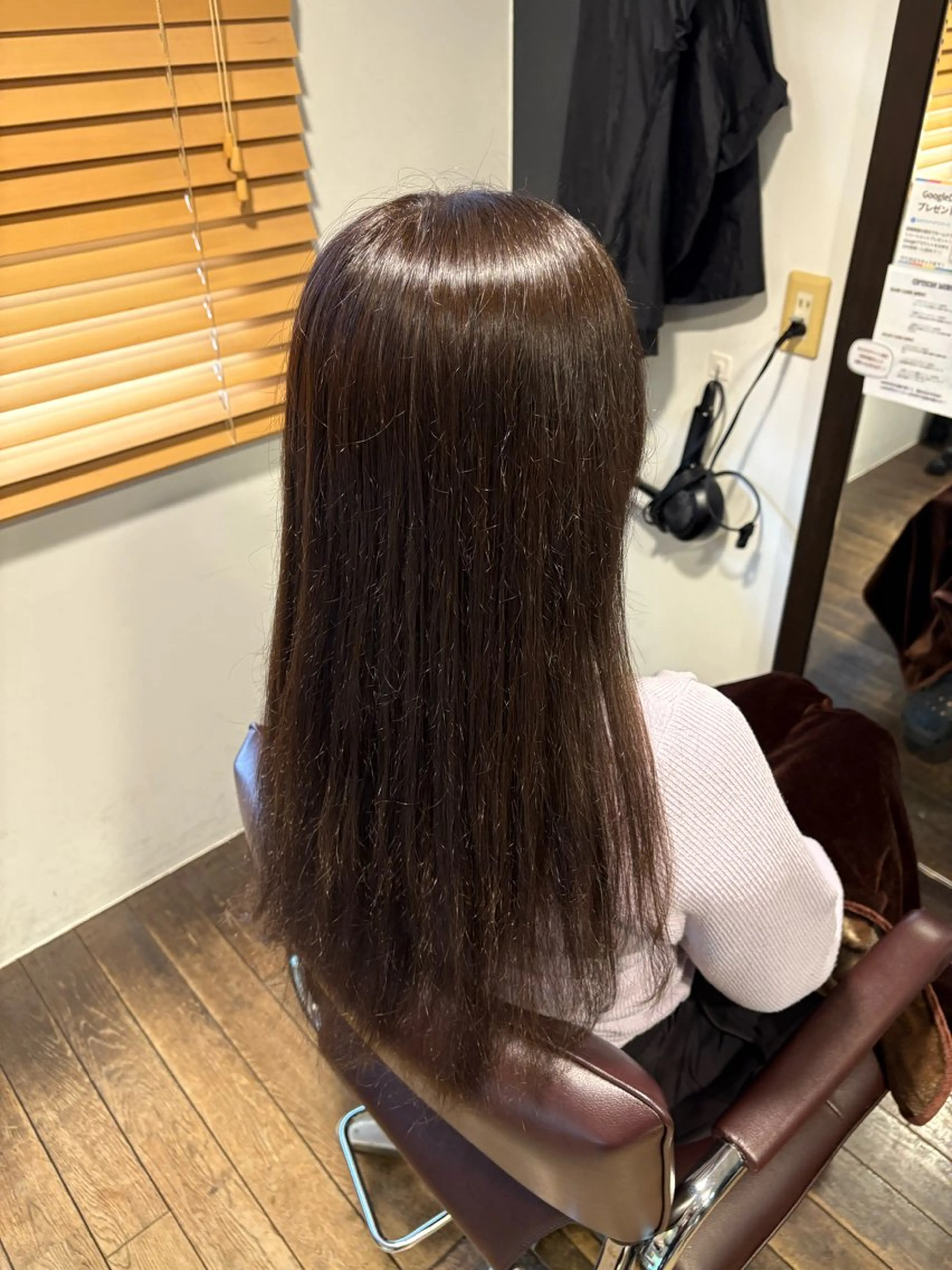 ロング カラー 奥山 和奏のヘアスタイル