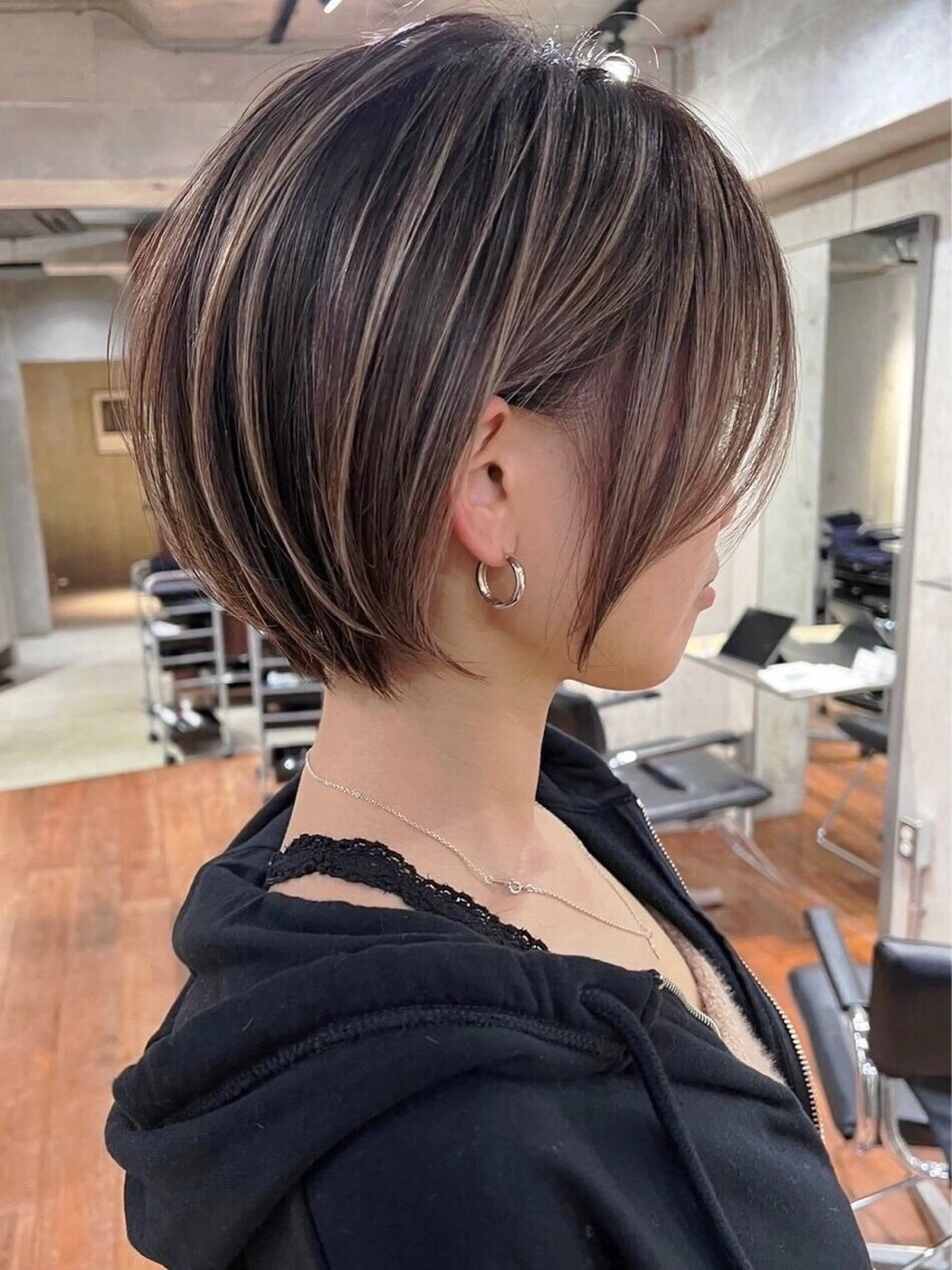 ショート カラー ハイライトNo.1☆ ゆうのヘアスタイル