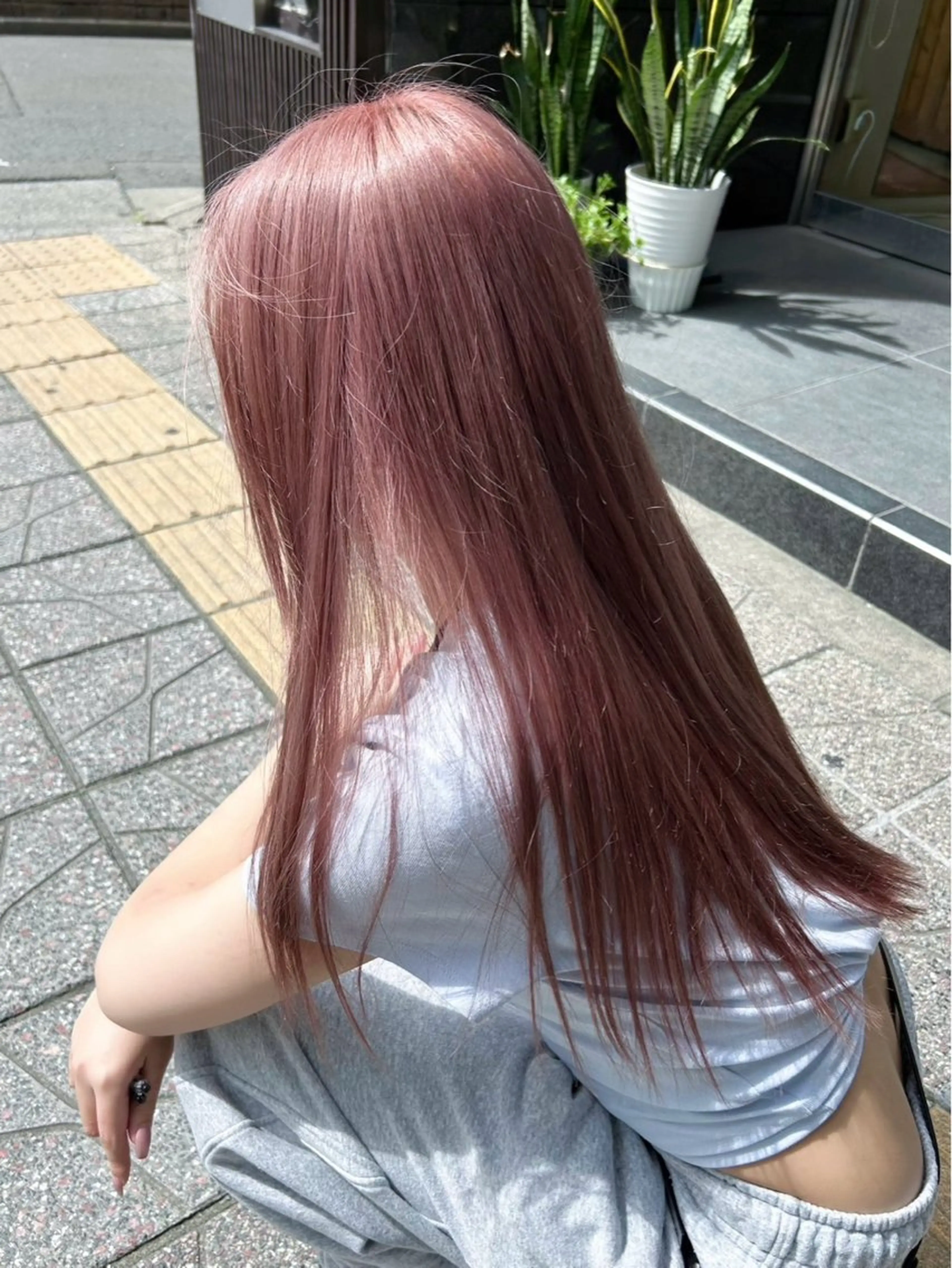 ロング カラー ヘアカラー 🍓ハイトーンカラー 🎀nene🍓のヘアスタイル