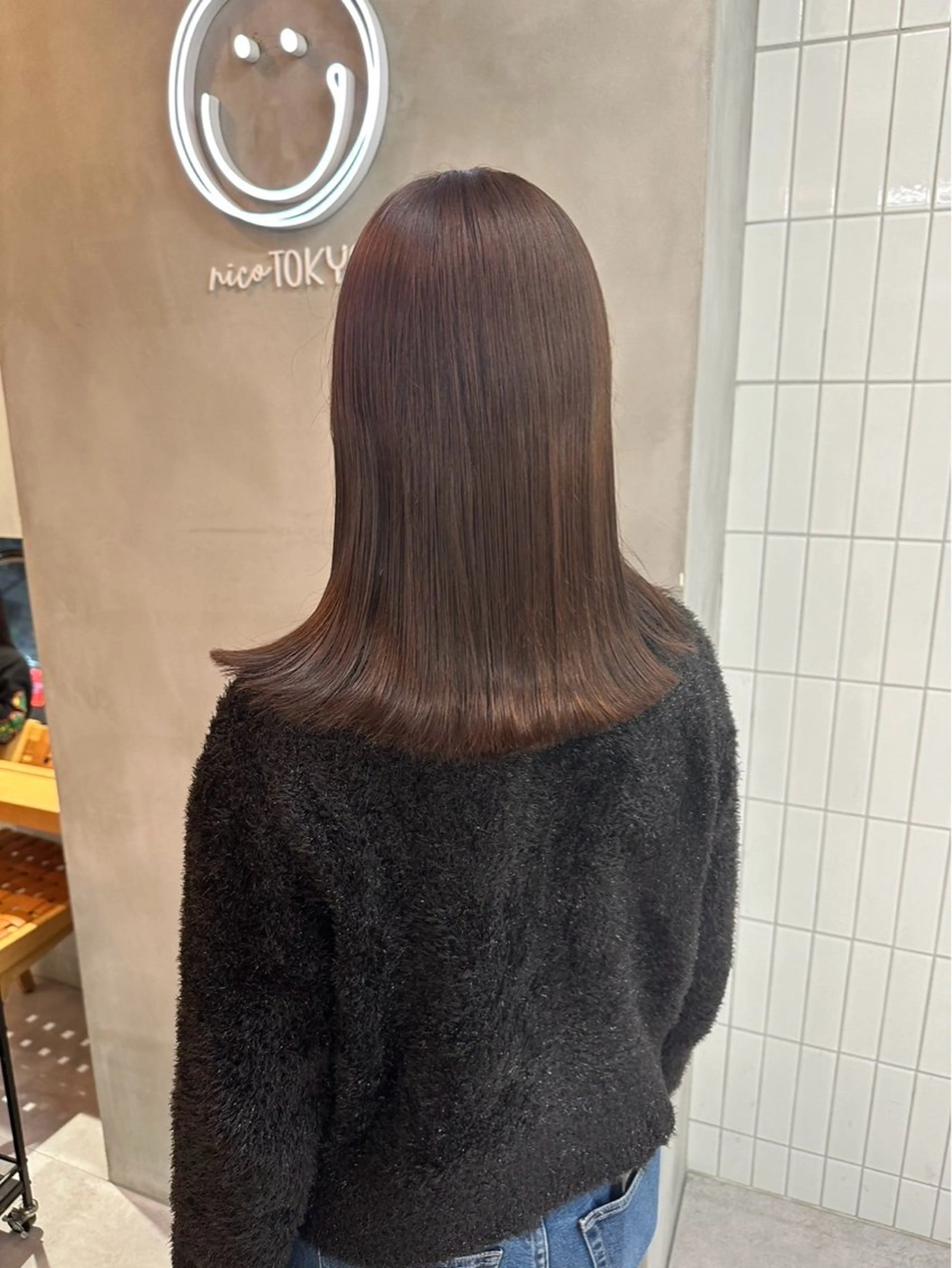 セミロング カラー メンズ特化美容師/ すなおのヘアスタイル