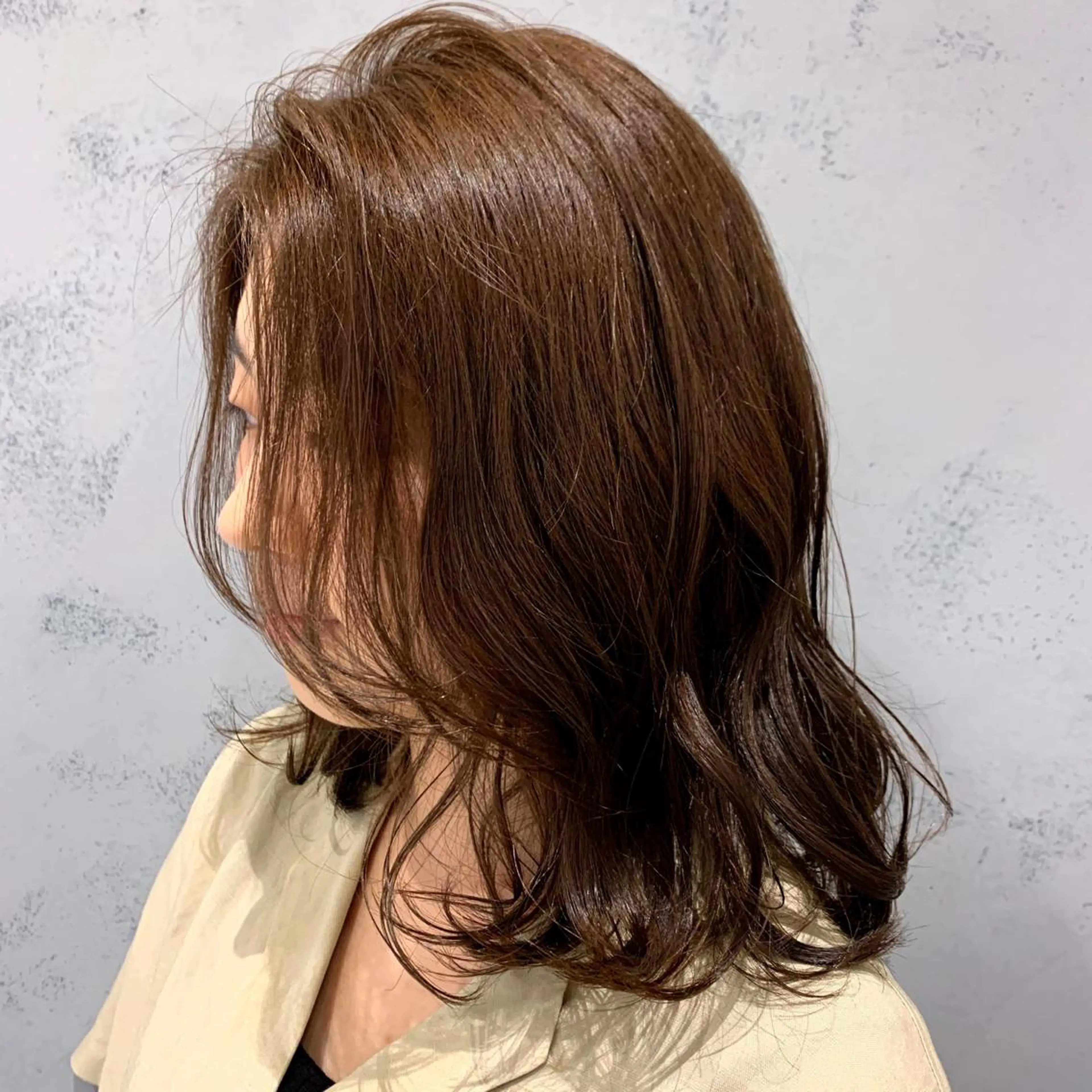 セミロング ☁️🐰 あやの 🧁🤍のヘアスタイル