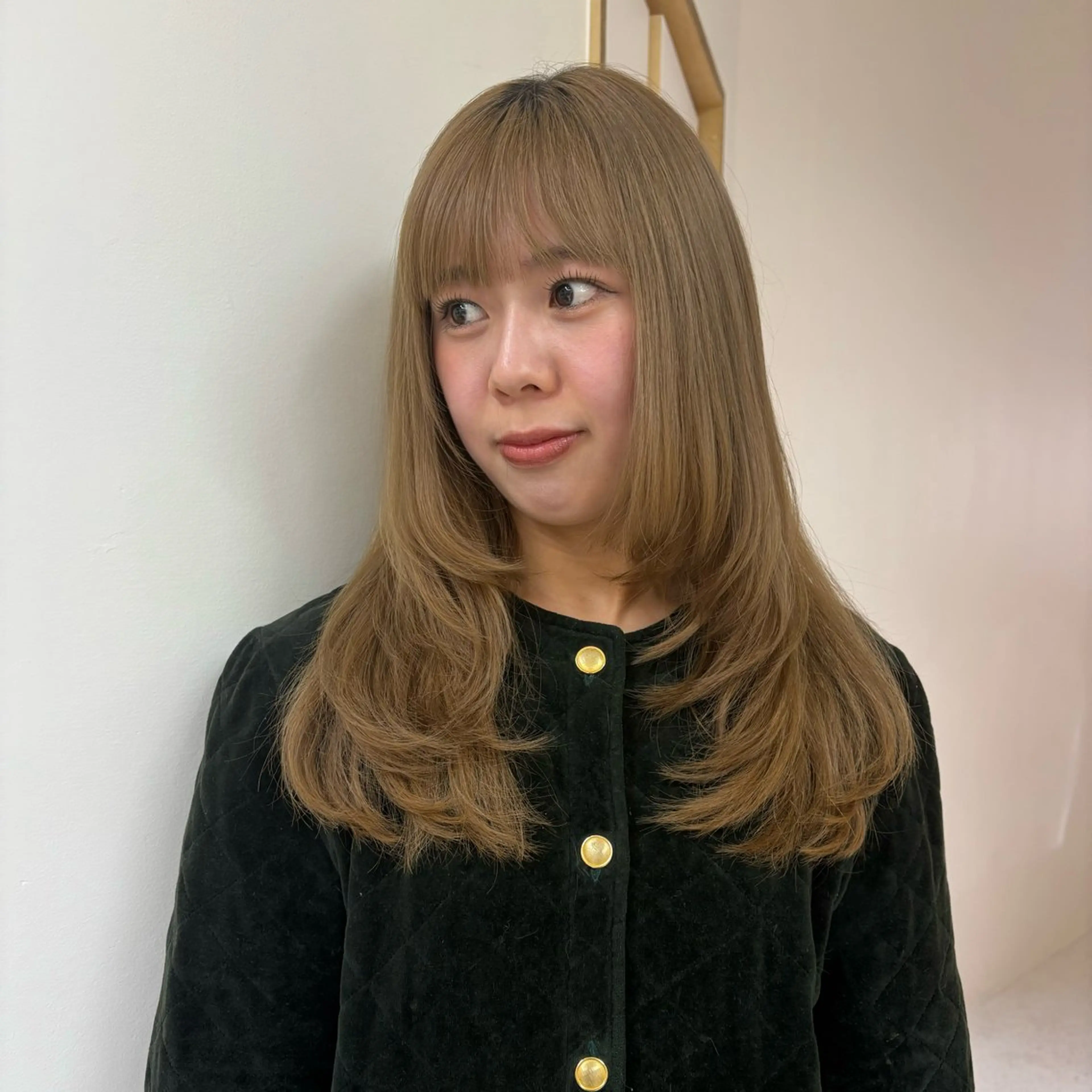 ロング 田中 樹奈のヘアスタイル