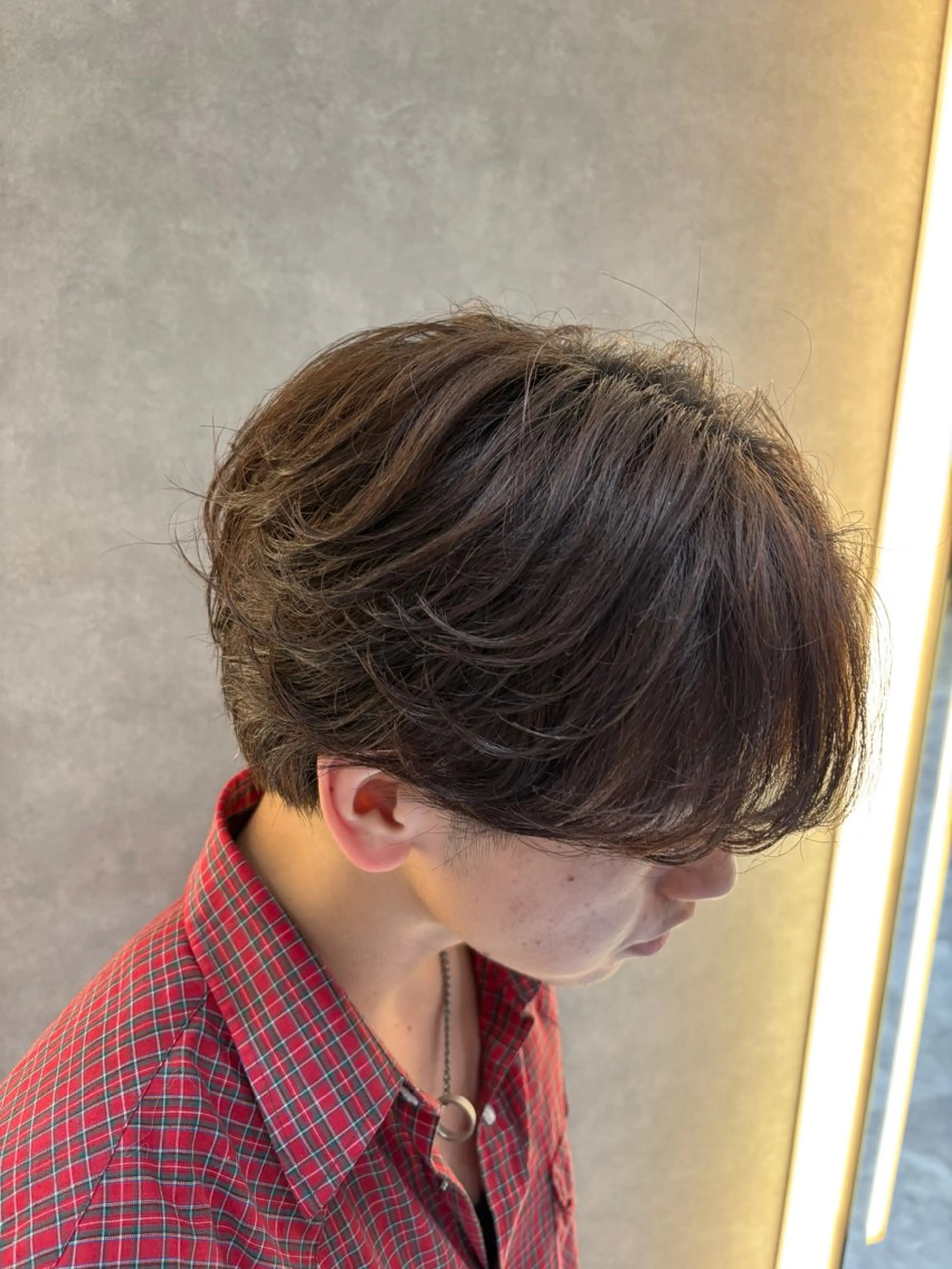 【メンズ】毛流れパーマの写真