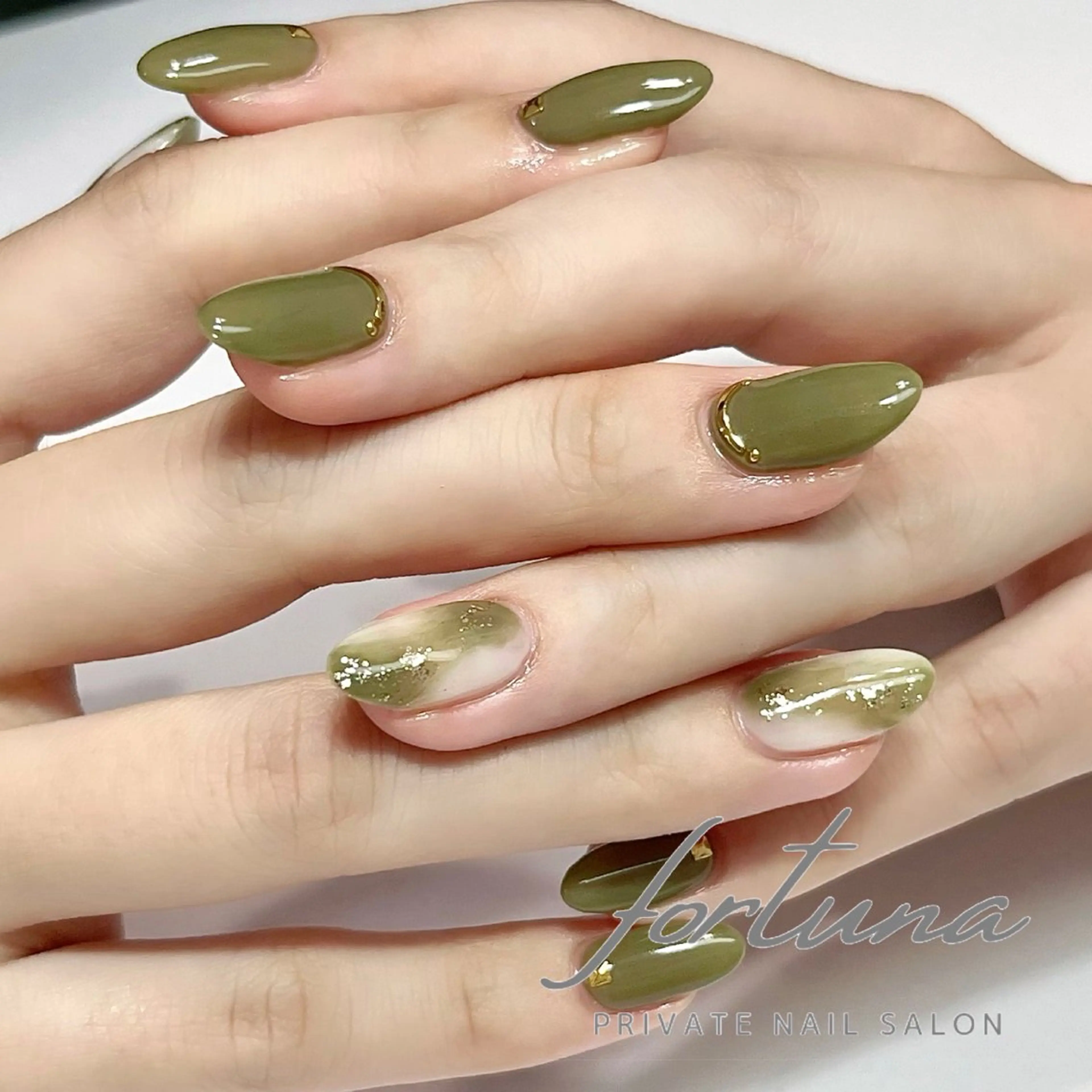 ネイル ニュアンスネイル ハンドネイル fortuna 武藤裕美のネイルデザイン