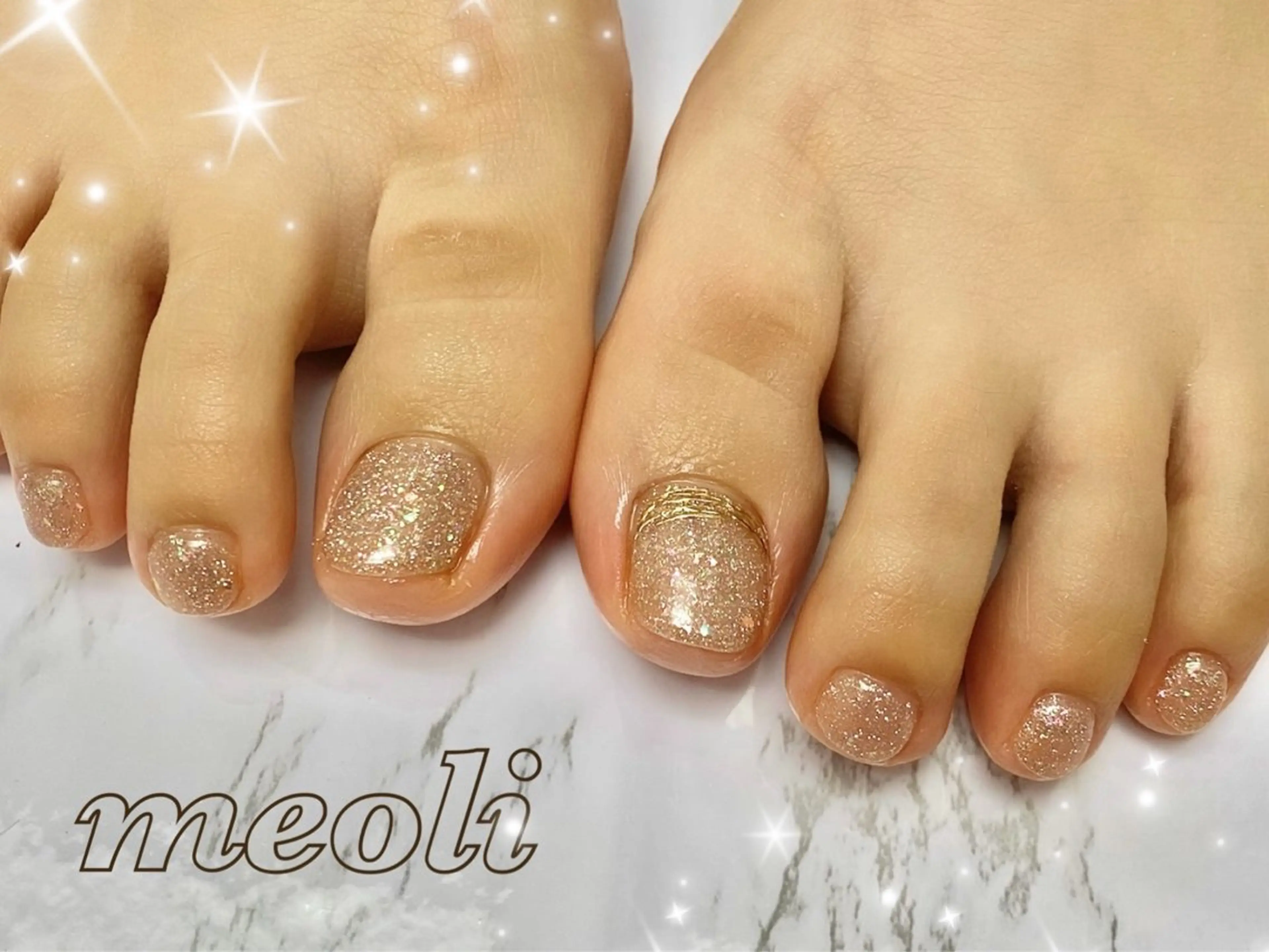 ネイル フットネイル nail salon meoli メグのネイルデザイン